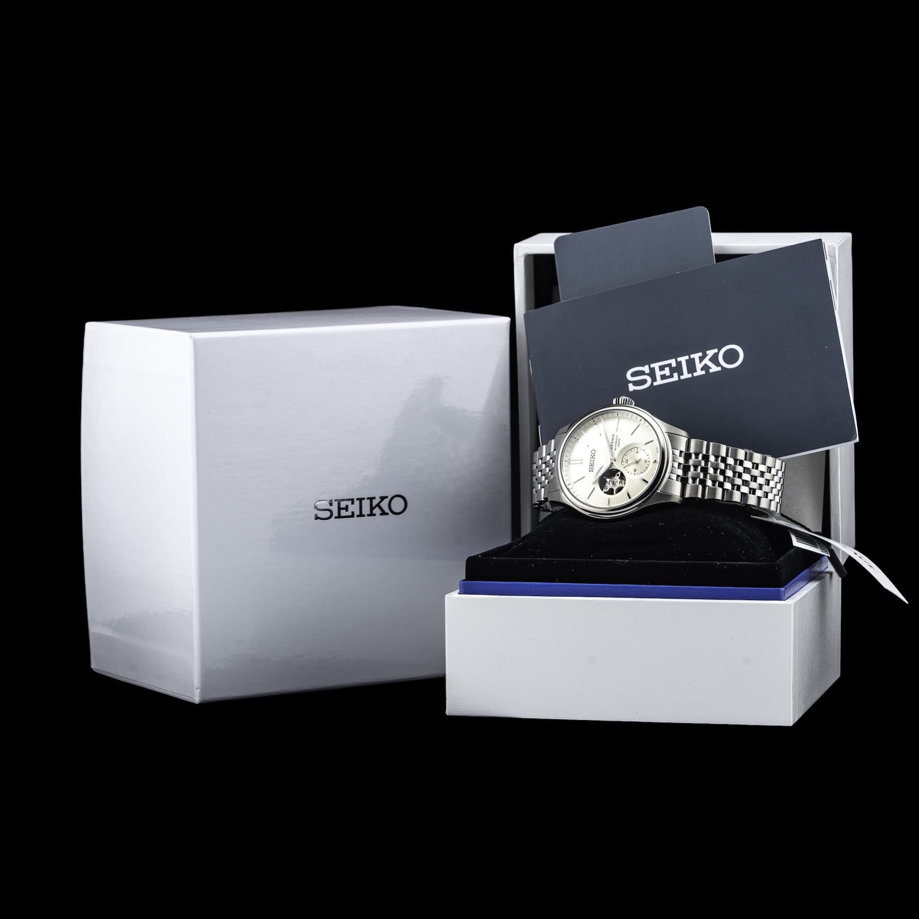Seiko Presage SPB469 Classic Semi-Skeleton Shiroiro