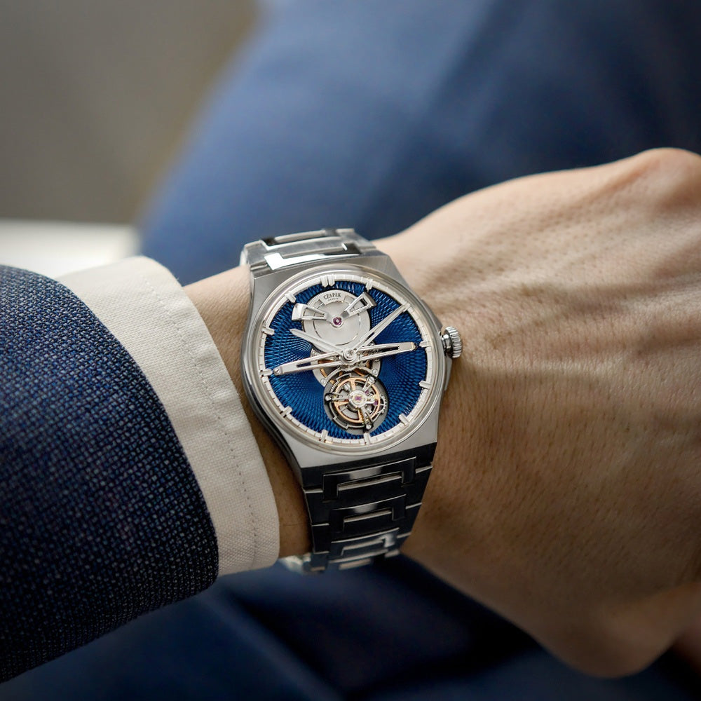 Czapek Antarctique Tourbillon Cosmic Blue