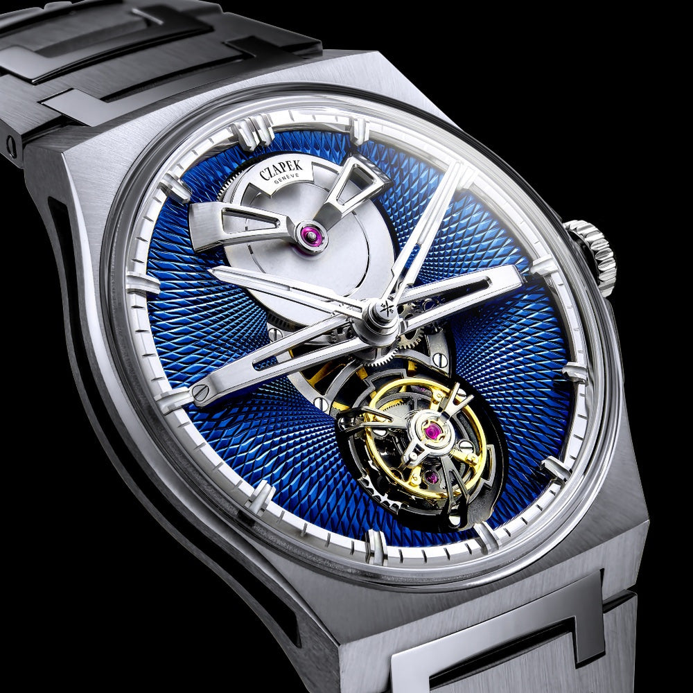 Czapek Antarctique Tourbillon Cosmic Blue