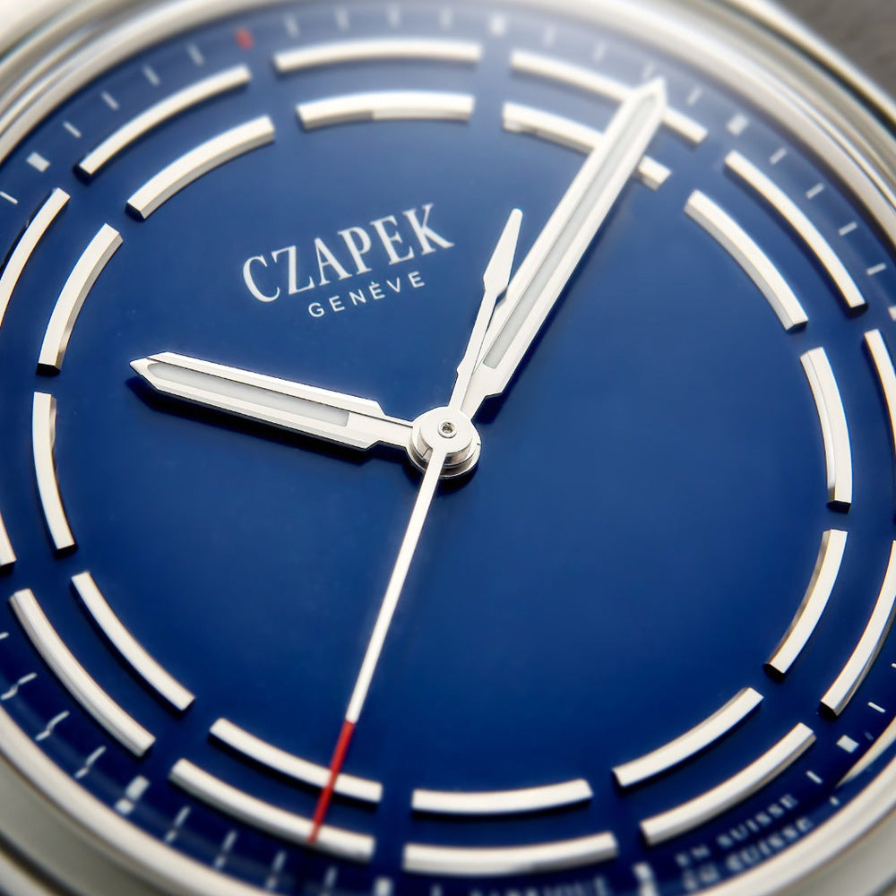 Czapek Antarctique Titanium Dark Sector Cosmic Blue