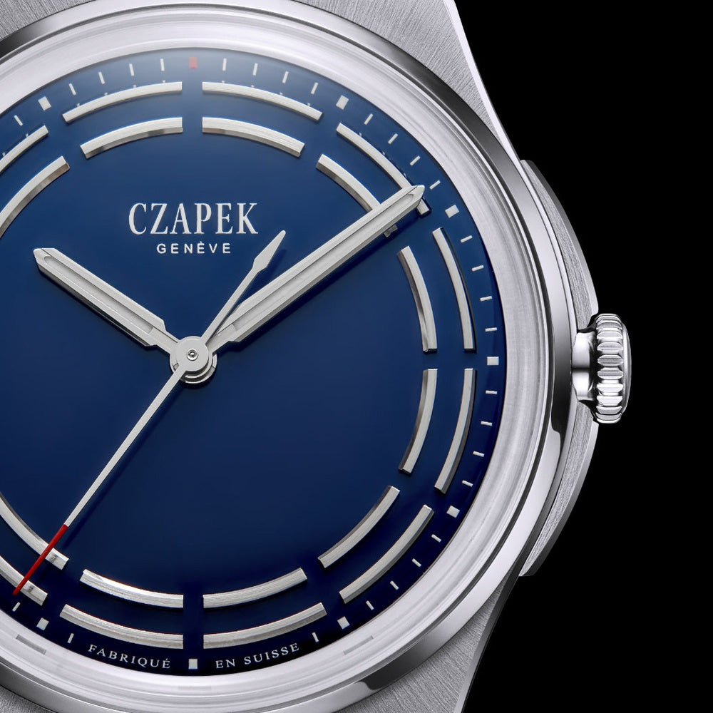 Czapek Antarctique S Titanium Dark Sector Cosmic Blue