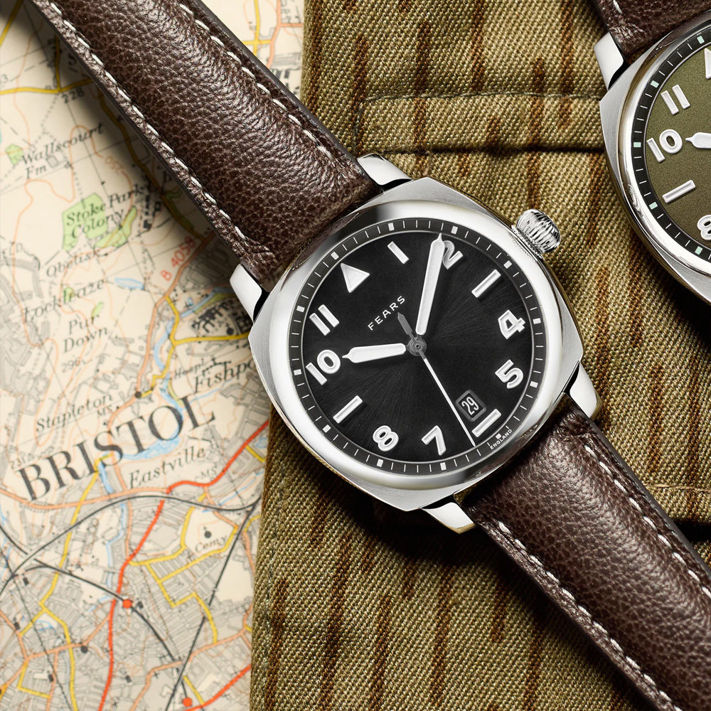Fears Brunswick 40 Filton Raven Black on Strap