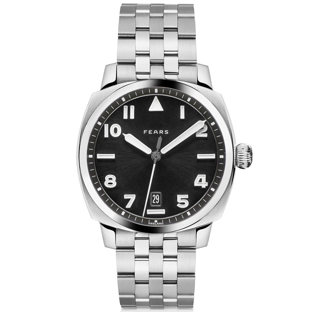 Fears Brunswick 40 Filton Raven Black on Bracelet