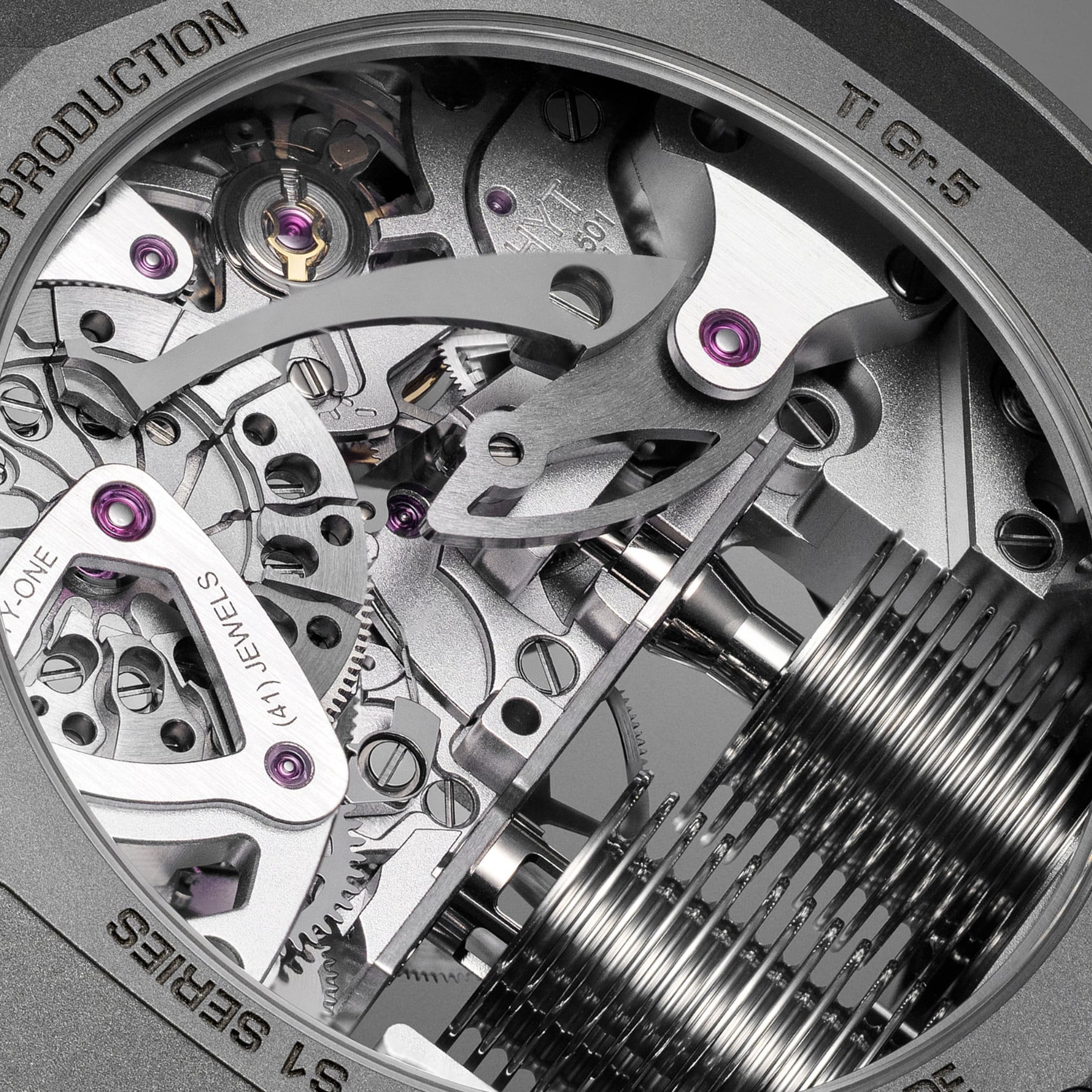 HYT S1 Beadblasted Titanium Blue
