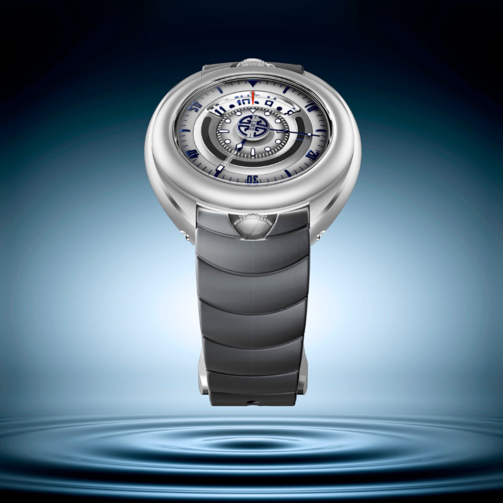 Gaga Laboratorio Aqualab Silver Grey and Blue AQ02-01