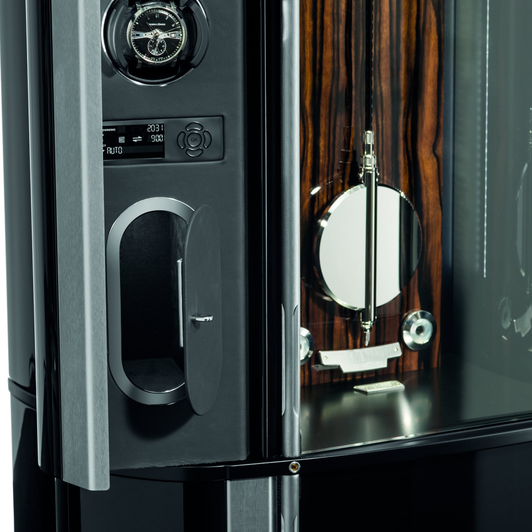 Buben & Zorweg Grande Infinity Black Eucalyptus Grey - Watch & Jewellery Safe