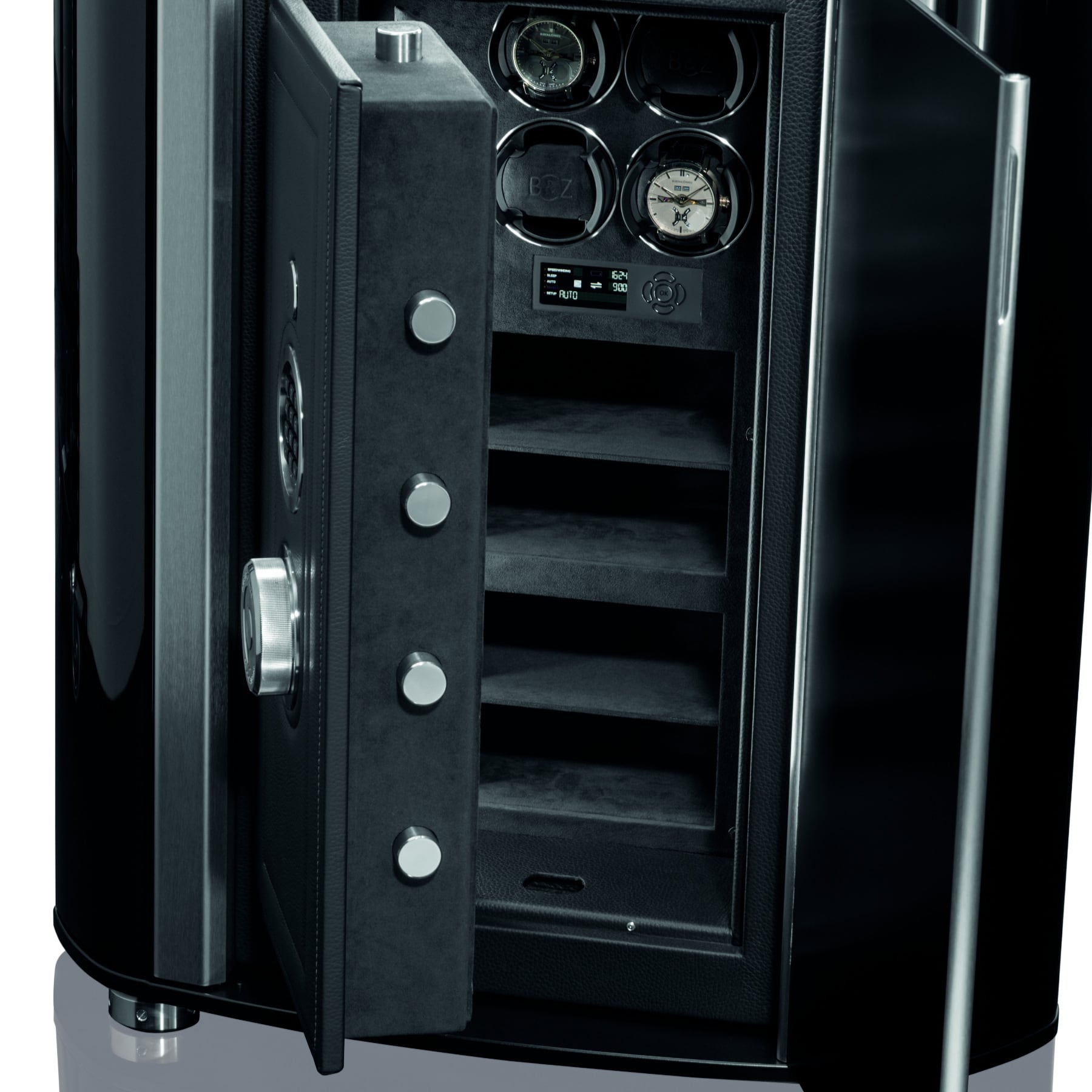 Buben & Zorweg Grande Infinity Black Forged Carbon - Watch & Jewellery Safe