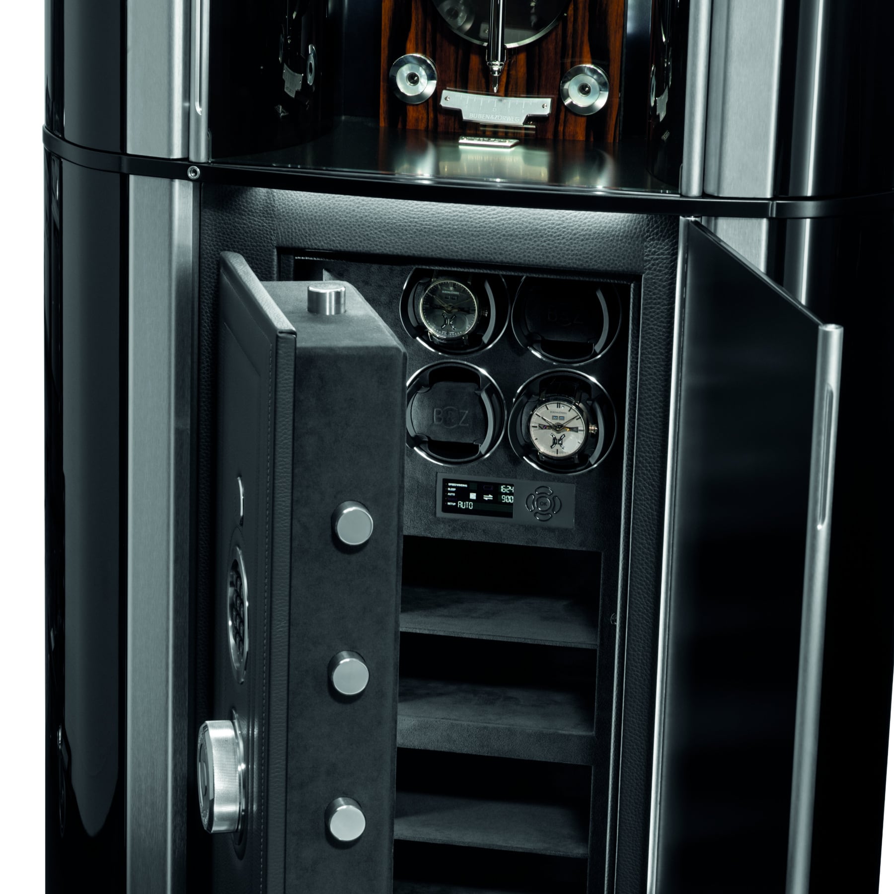 Buben & Zorweg Grande Infinity Black Carrara Marble - Watch & Jewellery Safe