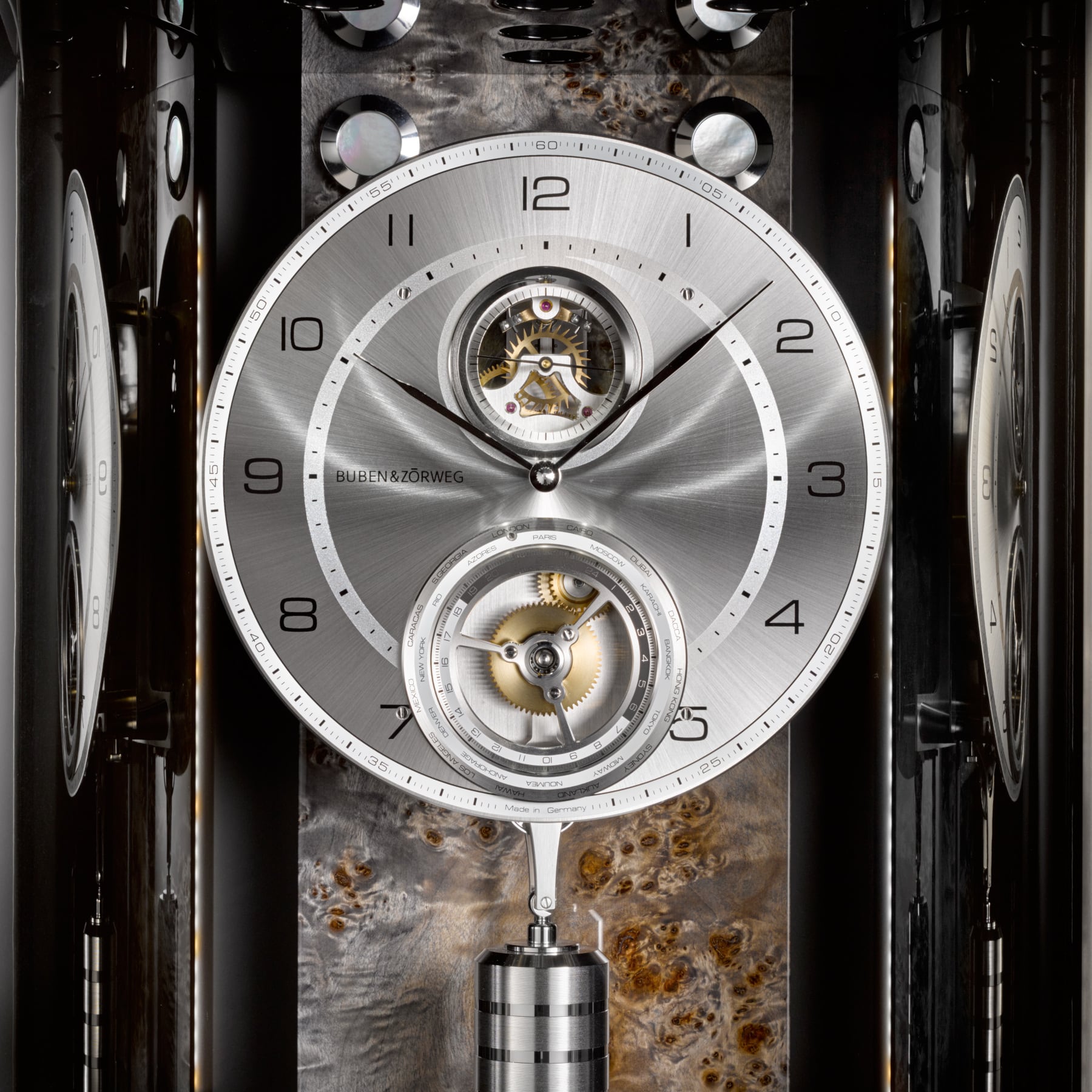 Buben & Zorweg Grande Infinity Black Eucalyptus Grey - Watch & Jewellery Safe