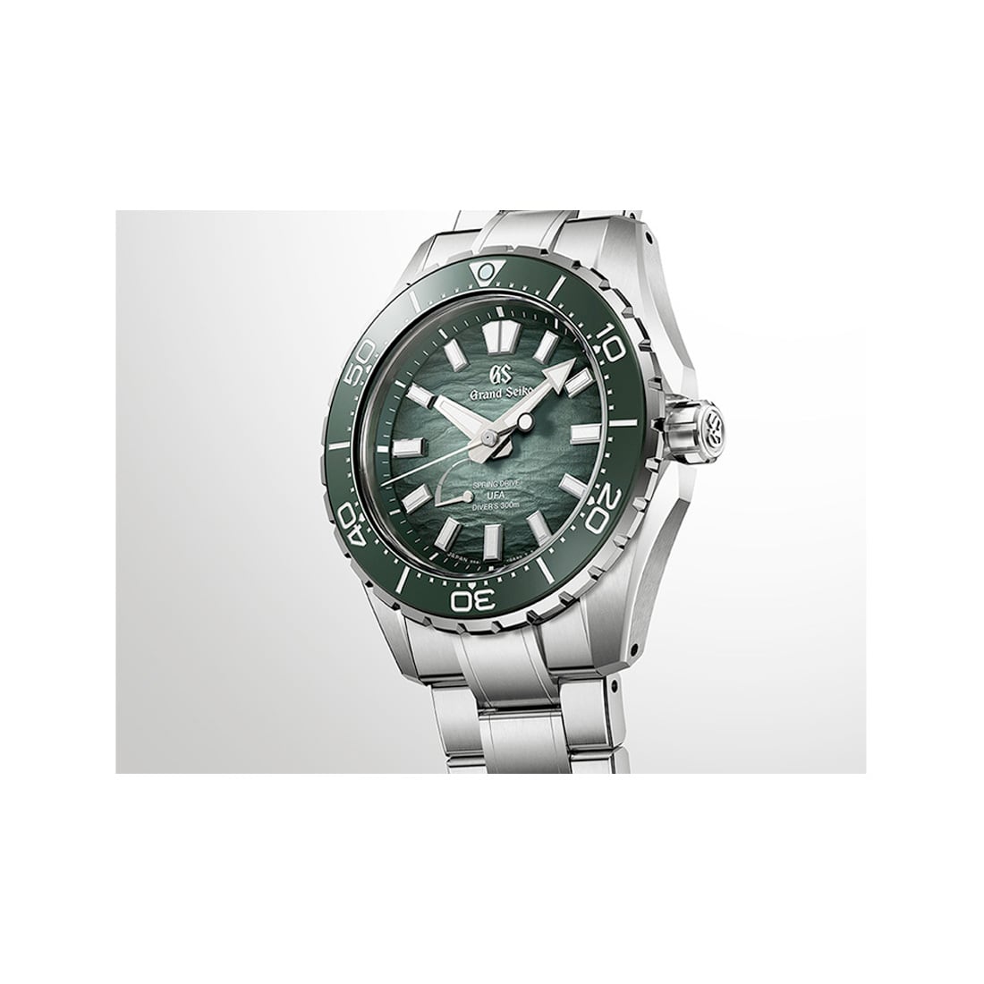 Grand Seiko SLGB025 Spring Drive U.F.A. Ushio 300 Diver Green