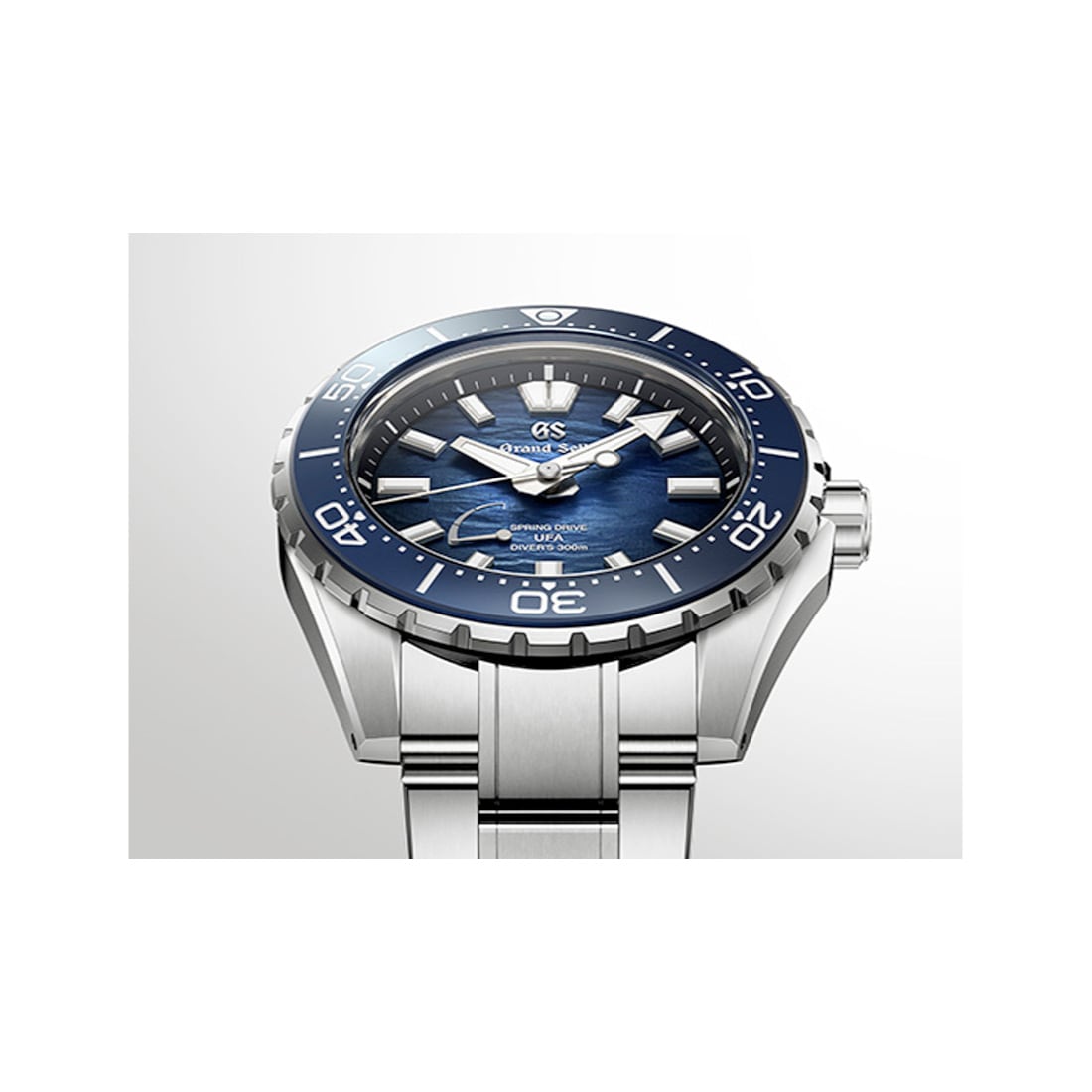 Grand Seiko SLGB023 Spring Drive U.F.A. Ushio 300 Diver Blue