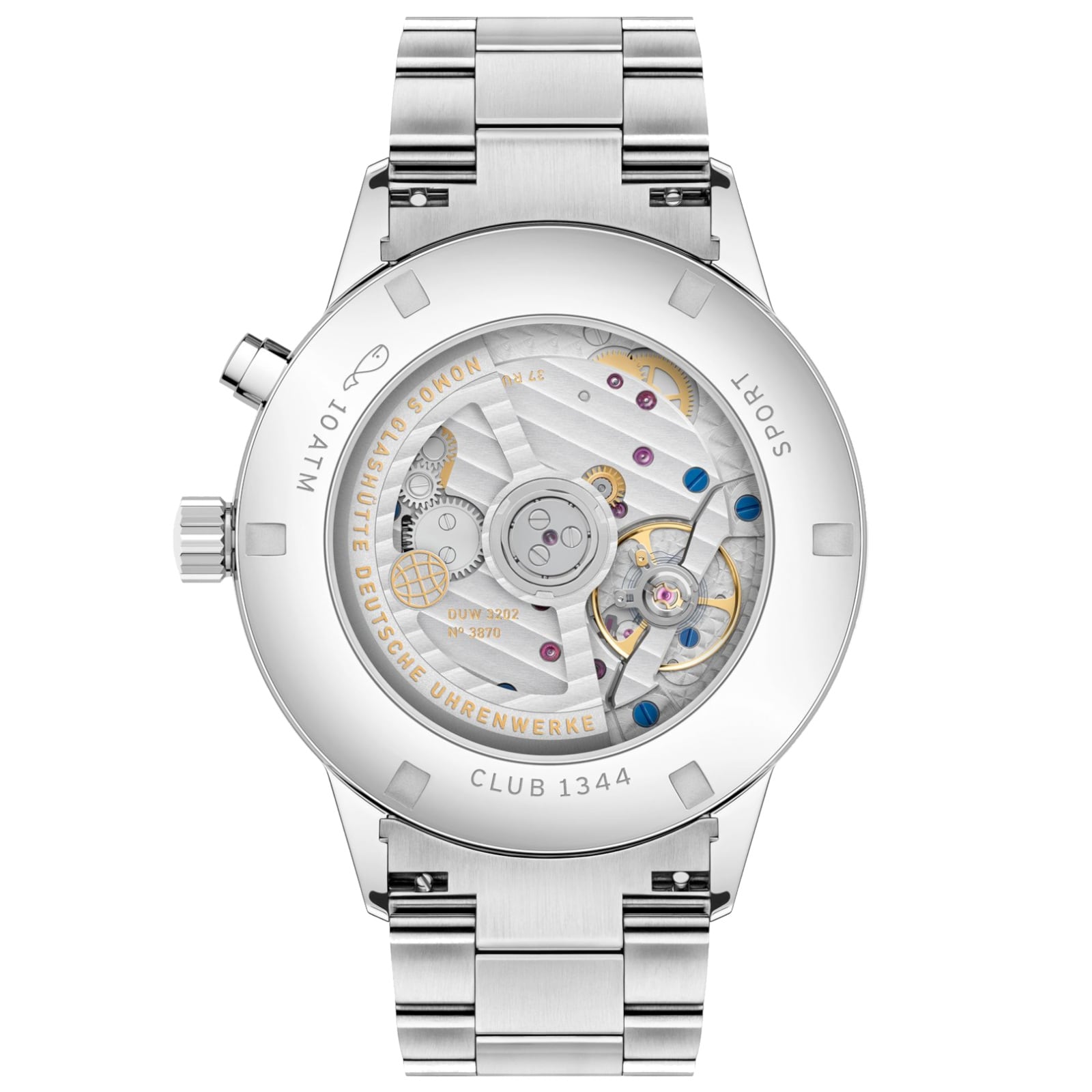 NOMOS Glashütte Club Sport Neomatik Worldtimer 792 White