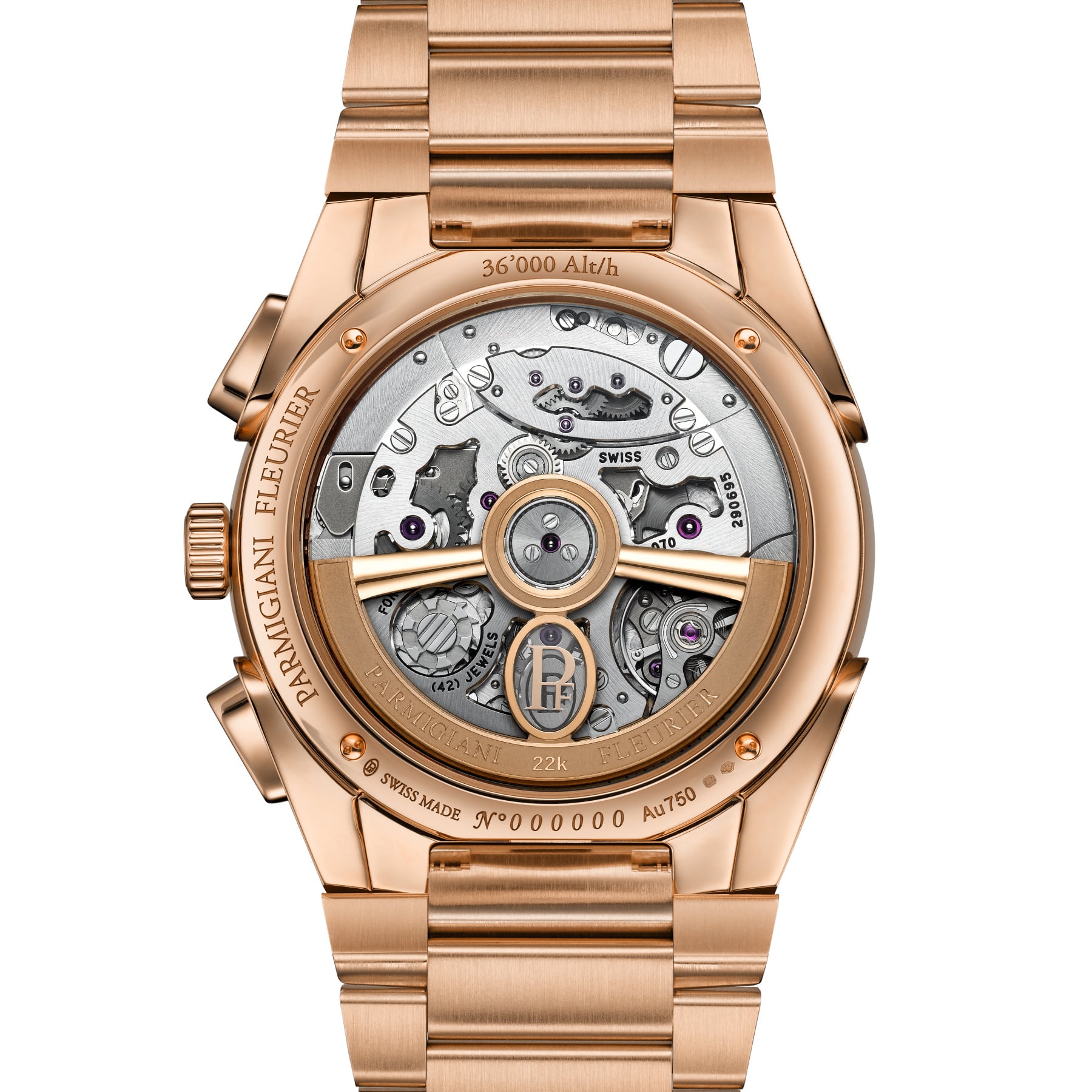 Parmigiani Fleurier Tonda PF Chronograph Rose Gold