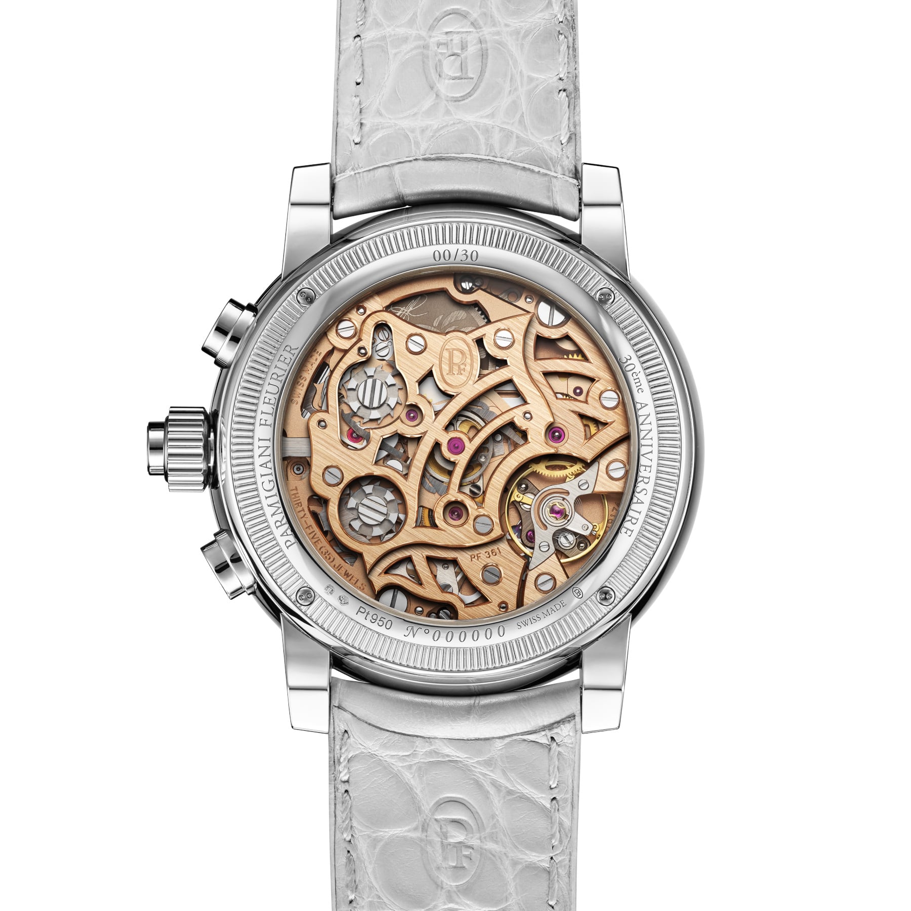 Parmigiani Fleurier Toric Chronograph Rattrapante Hammered Dial