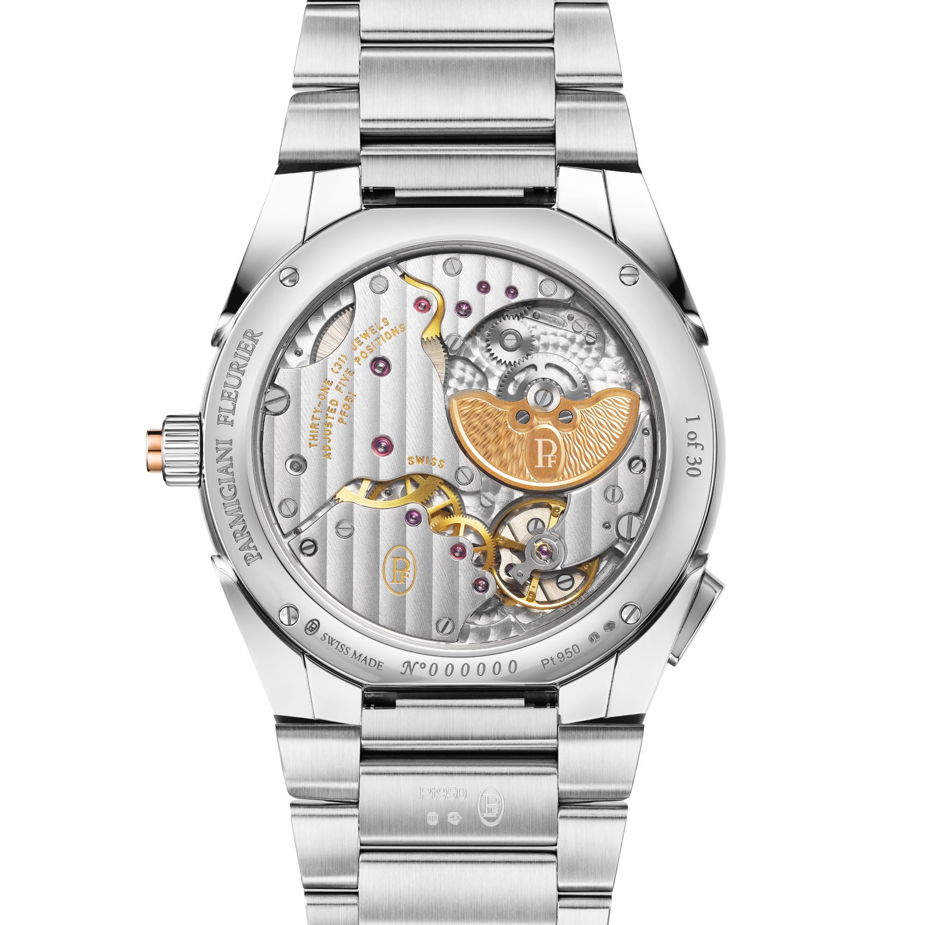 Parmigiani Fleurier Tonda PF GMT Rattrapante Platinum