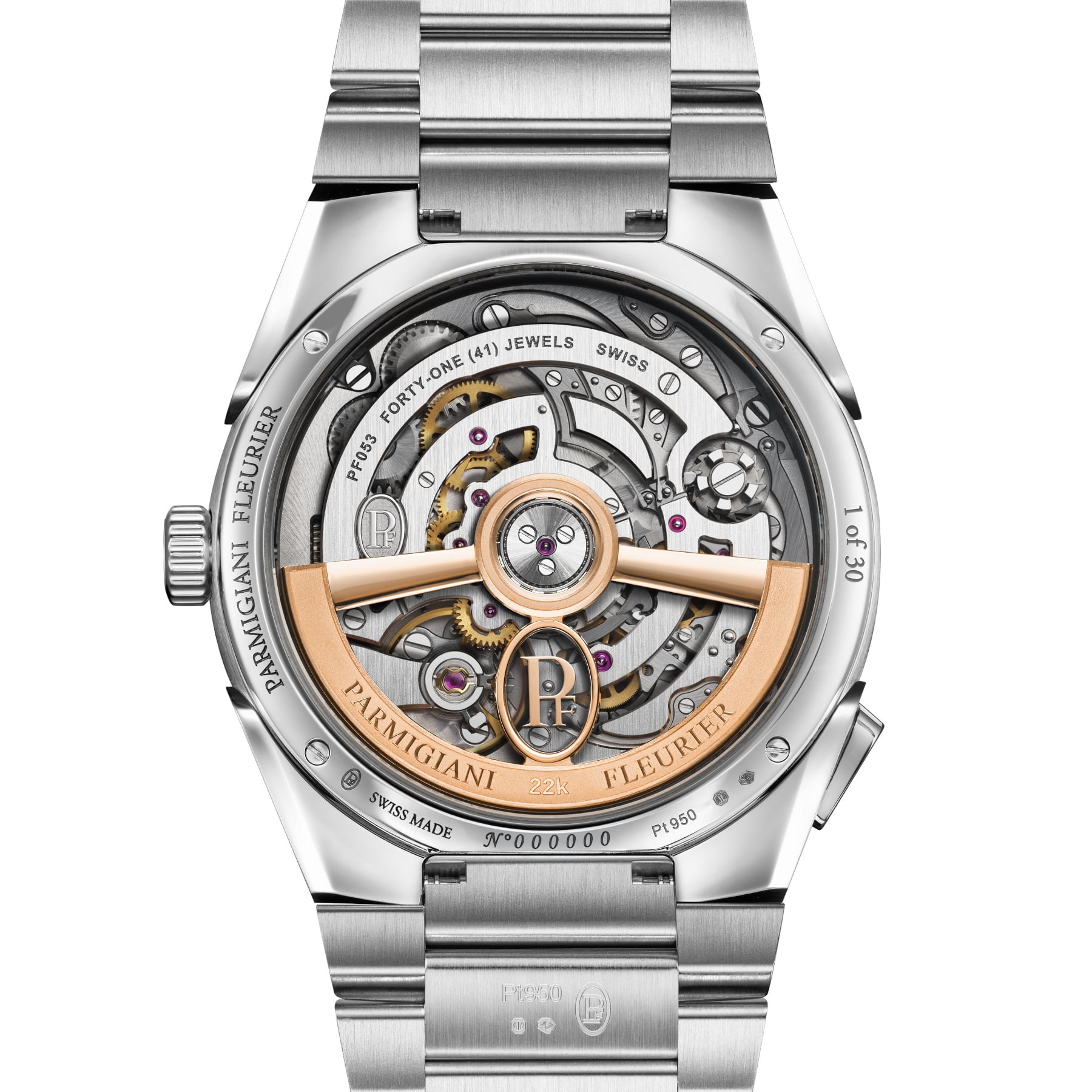 Parmigiani Fleurier Tonda PF Chronographe Mysterieux Platinum
