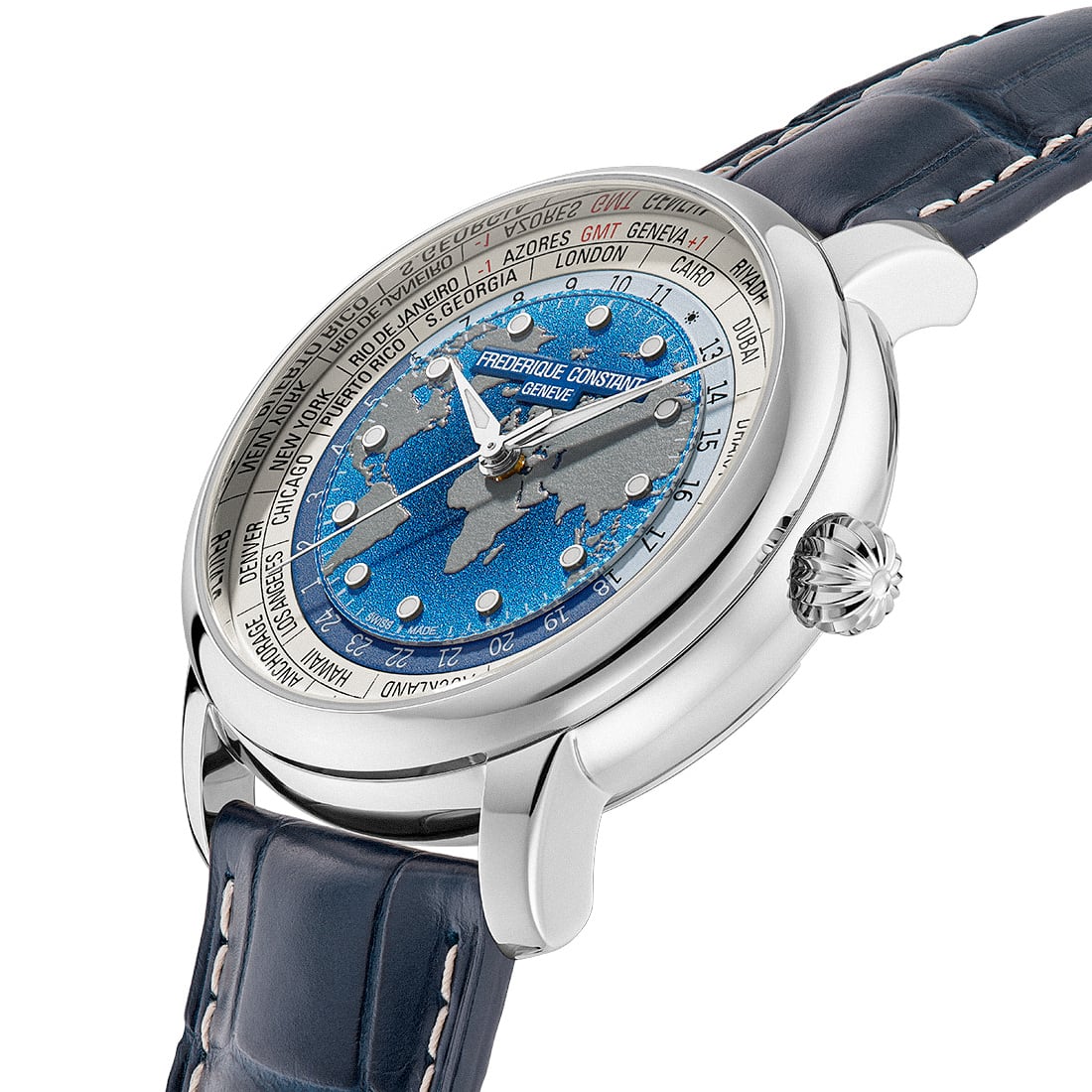 Frederique Constant Manufacture Classic Worldtimer FC-719BLW3H6