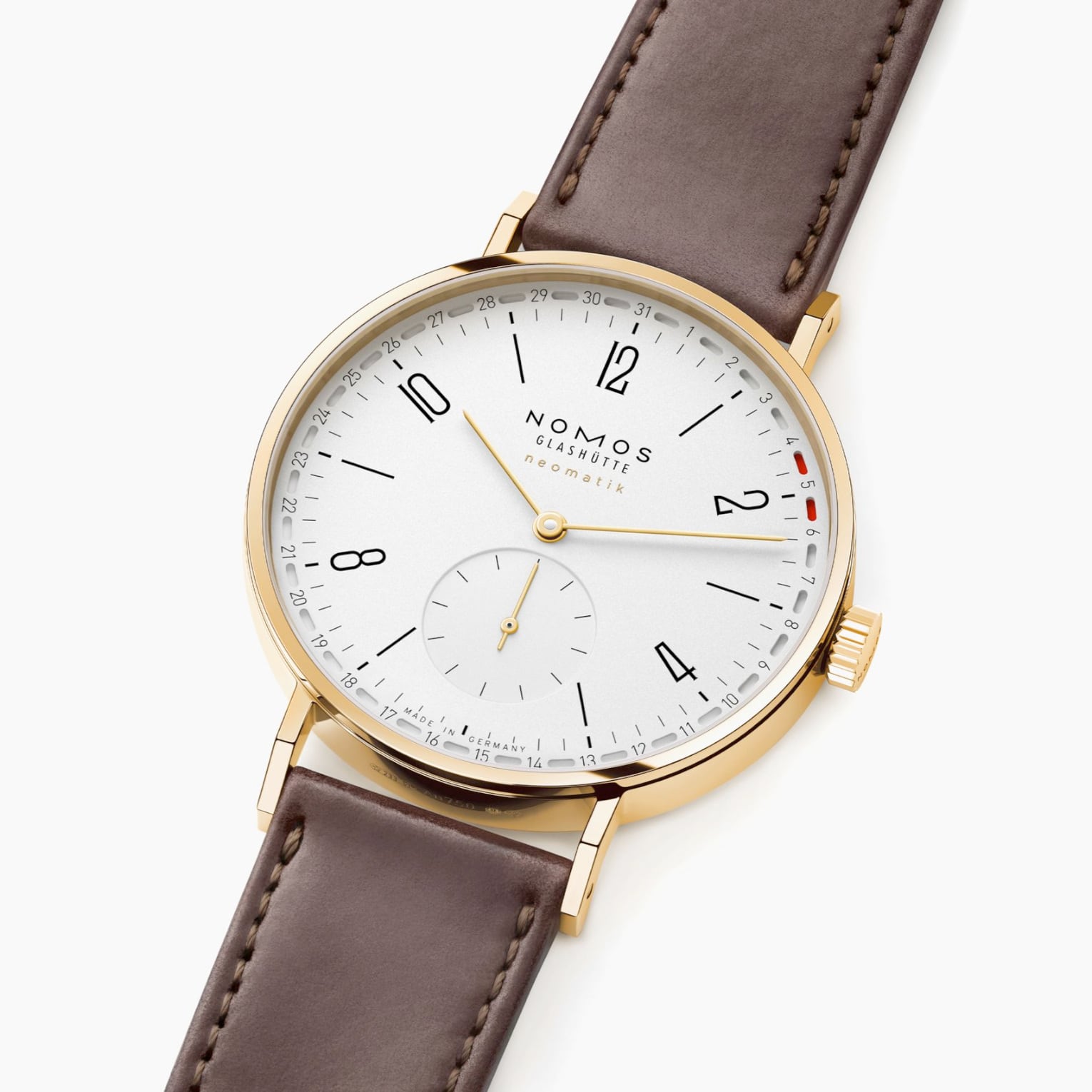 NOMOS Glashütte Tangente Gold Neomatik 38 Update Doré