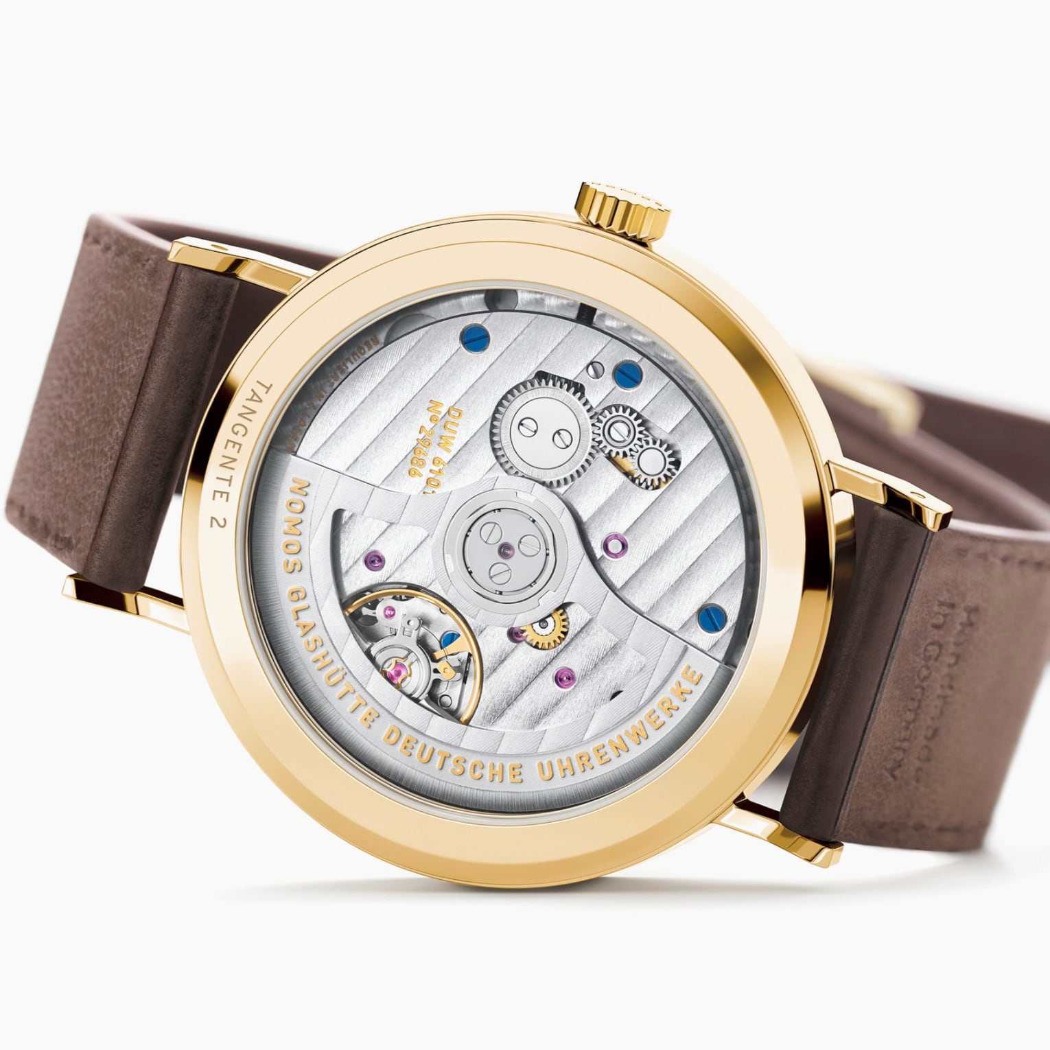 NOMOS Glashütte Tangente Gold Neomatik 38 Update Doré