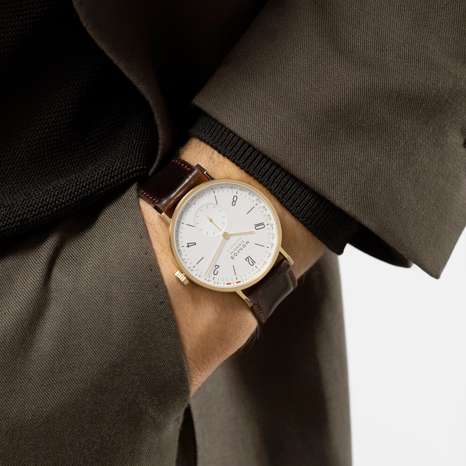 NOMOS Glashütte Tangente Gold Neomatik 38 Update Doré