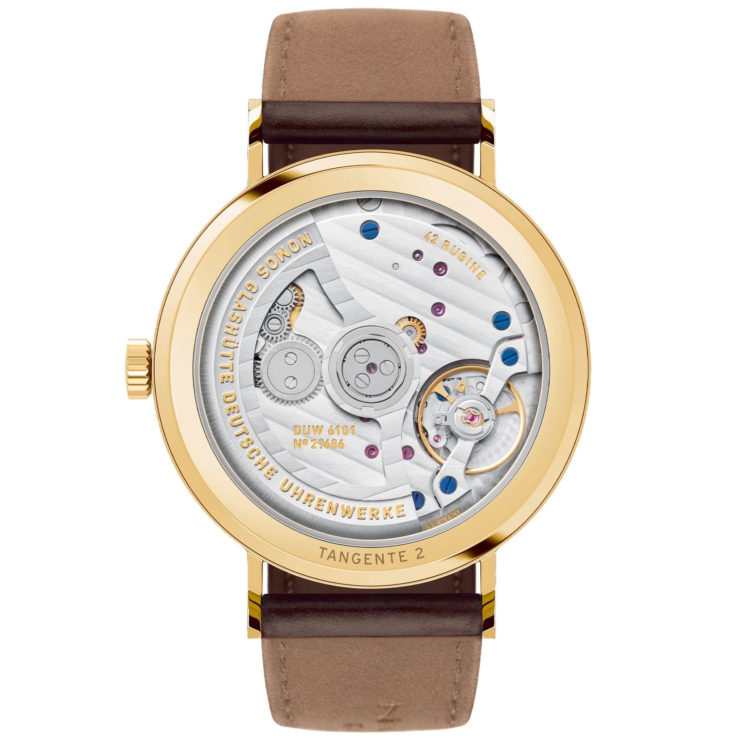NOMOS Glashütte Tangente Gold Neomatik 38 Update Doré