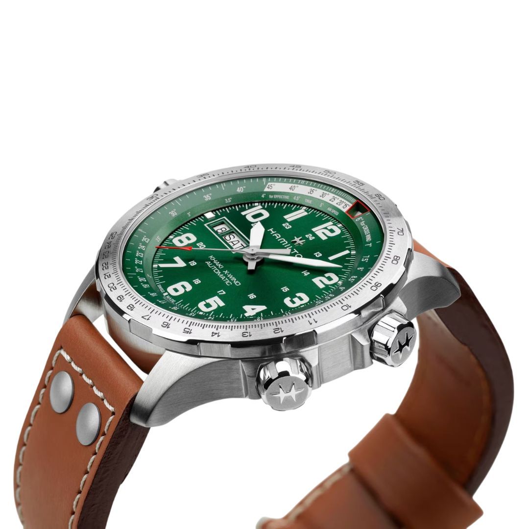 Hamilton H77735560 Khaki Aviation X-Wind Day Date