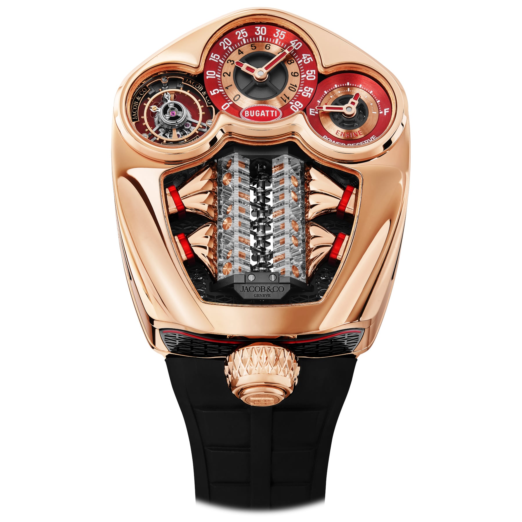 Jacob & Co. Bugatti Tourbillon Rose Gold