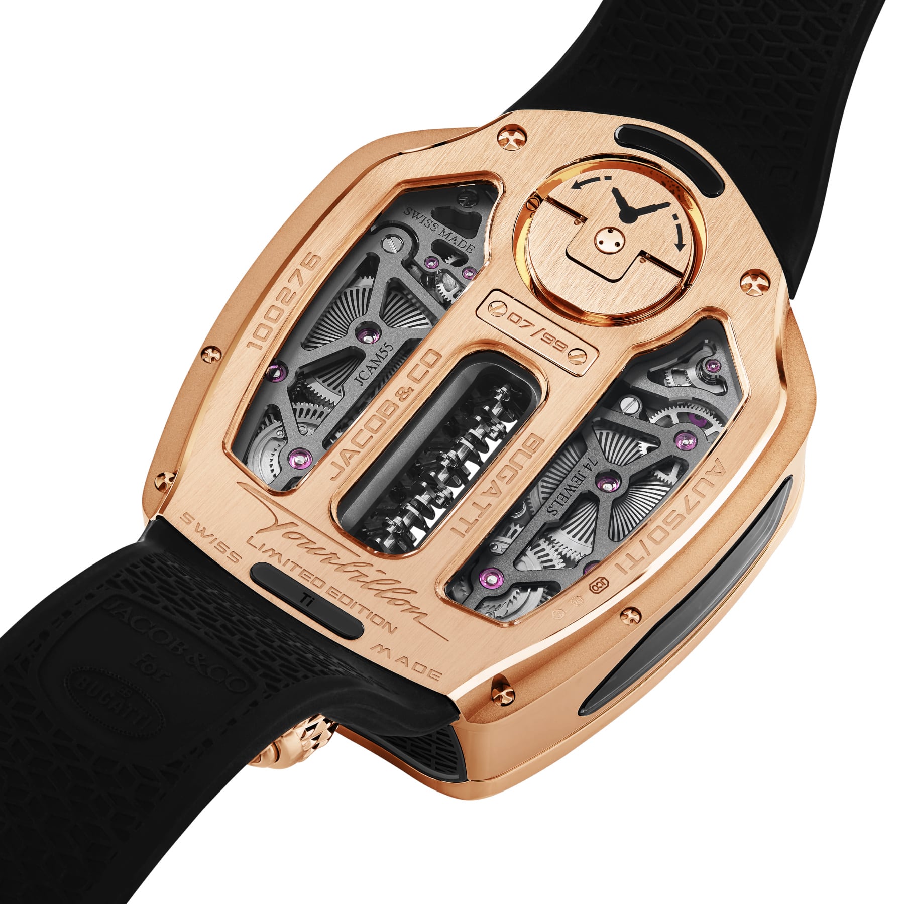 Jacob & Co. Bugatti Tourbillon Rose Gold