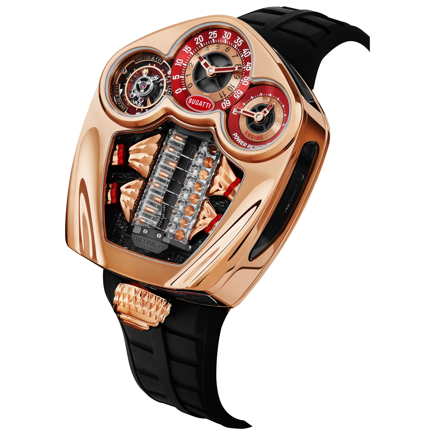 Jacob & Co. Bugatti Tourbillon Rose Gold