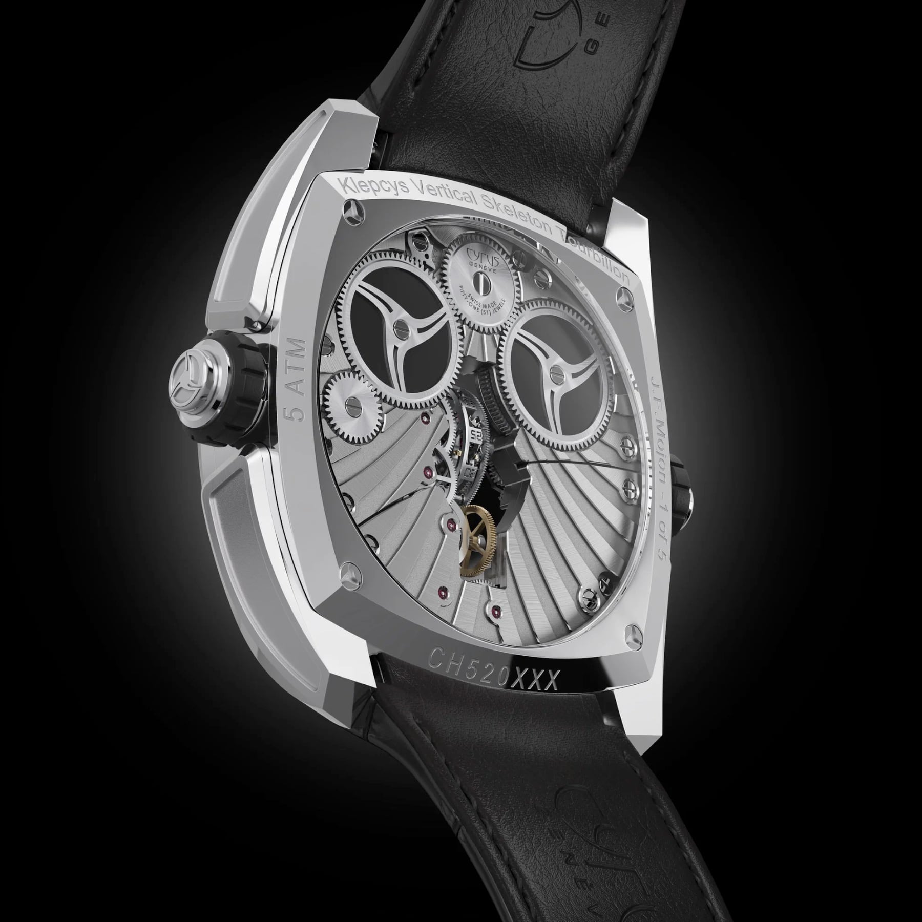 Cyrus Klepcys Vertical Tourbillon Jasper 539.506.TT.SP.A