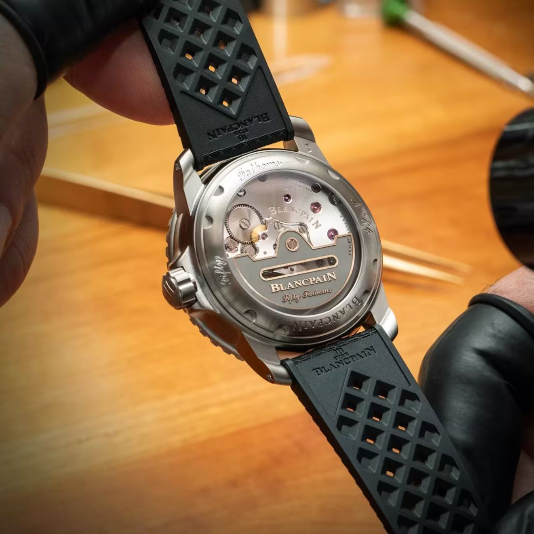Blancpain 5010 12B30 B64B Fifty Fathoms Automatic 42mm Black Dial