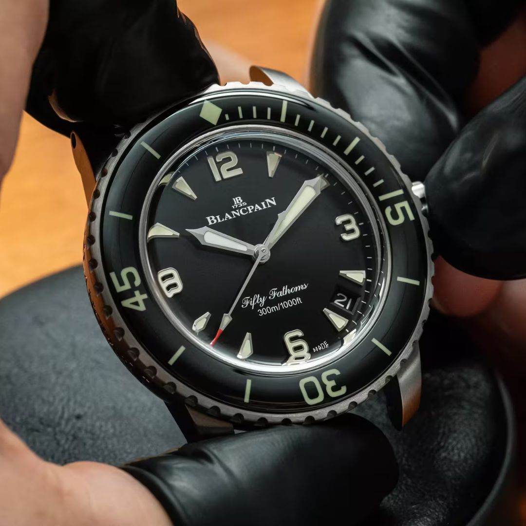 Blancpain 5010 12B30 B64B Fifty Fathoms Automatic 42mm Black Dial