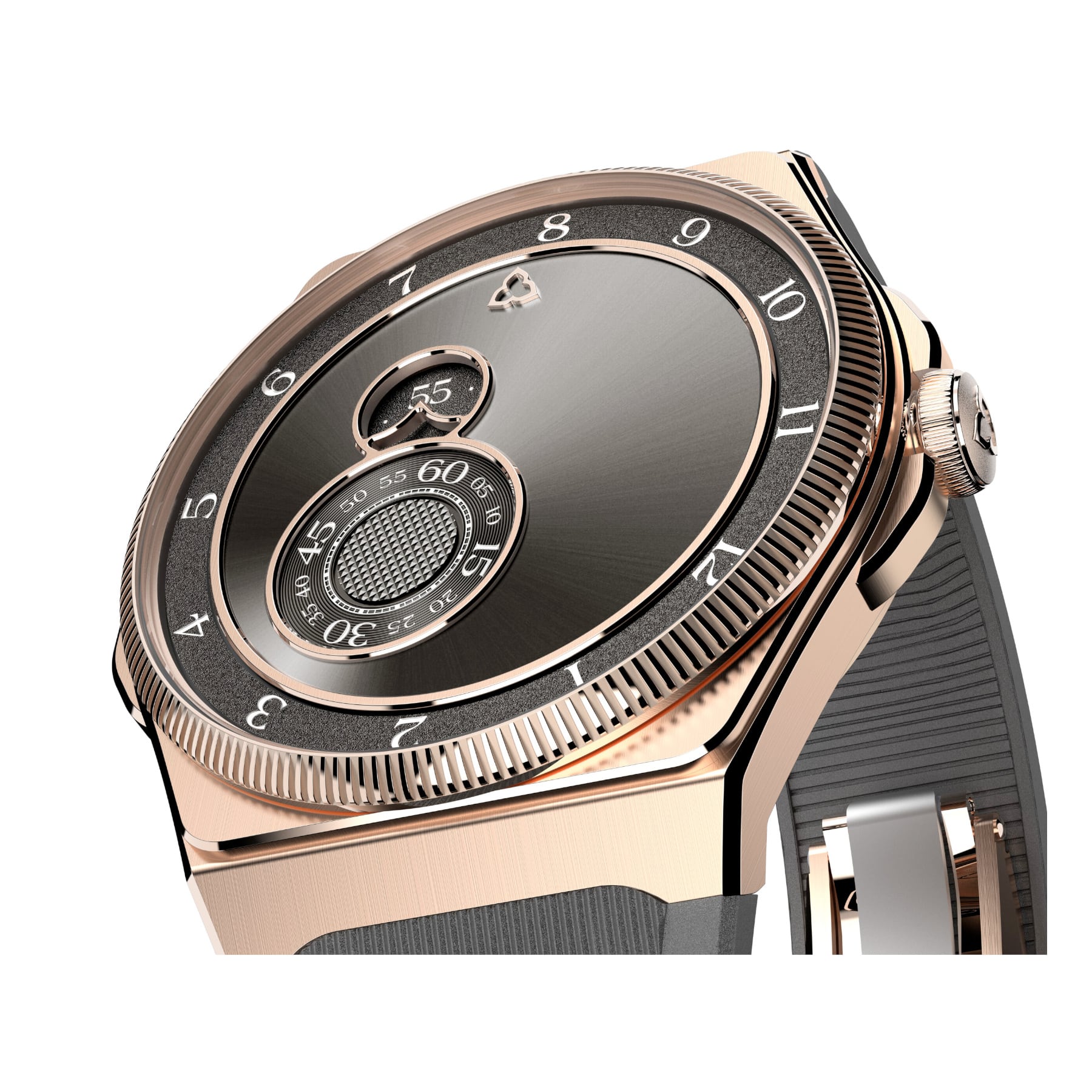 Trilobe Trente-Deux Sunray Grey Rose Gold
