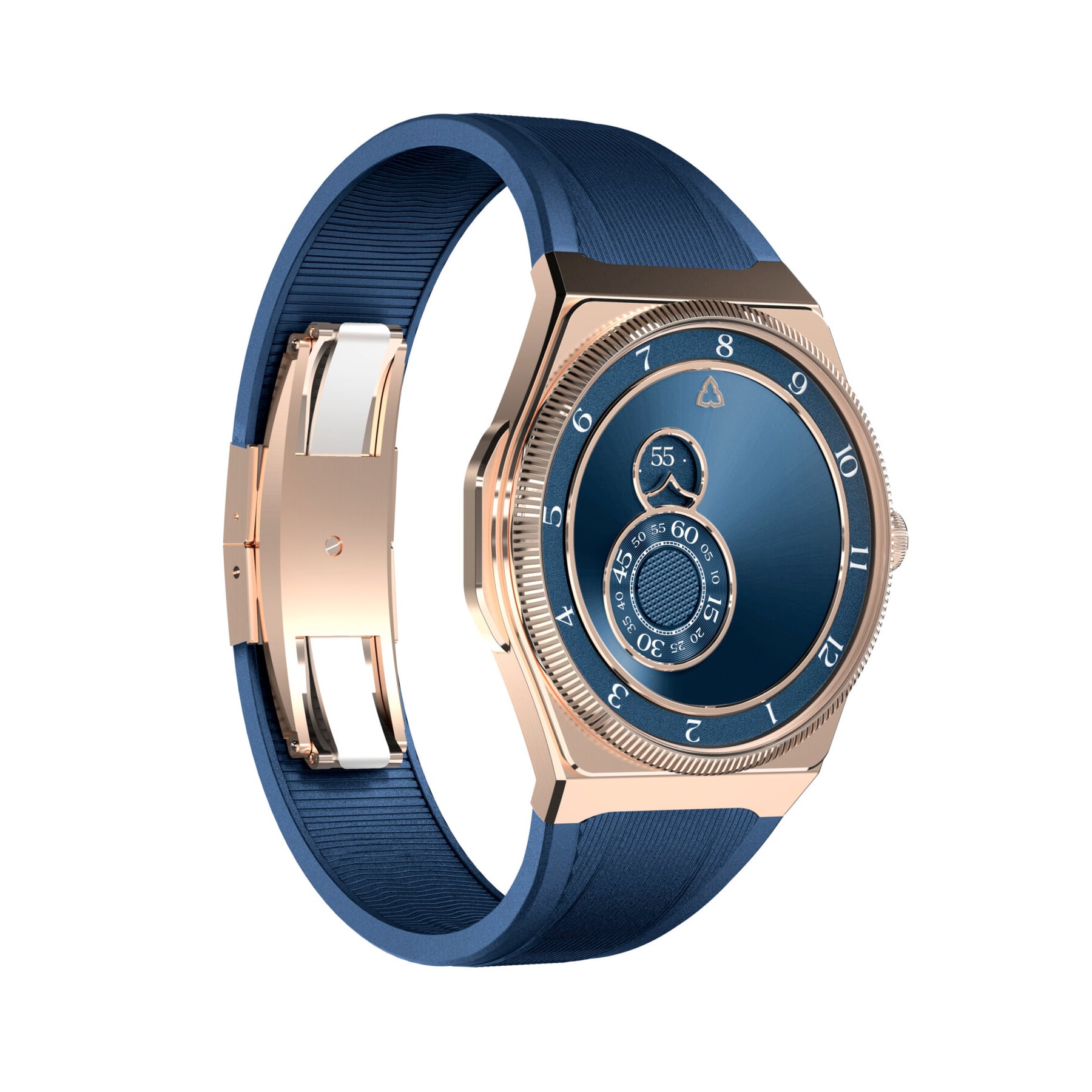 Trilobe Trente-Deux Sunray Blue Rose Gold