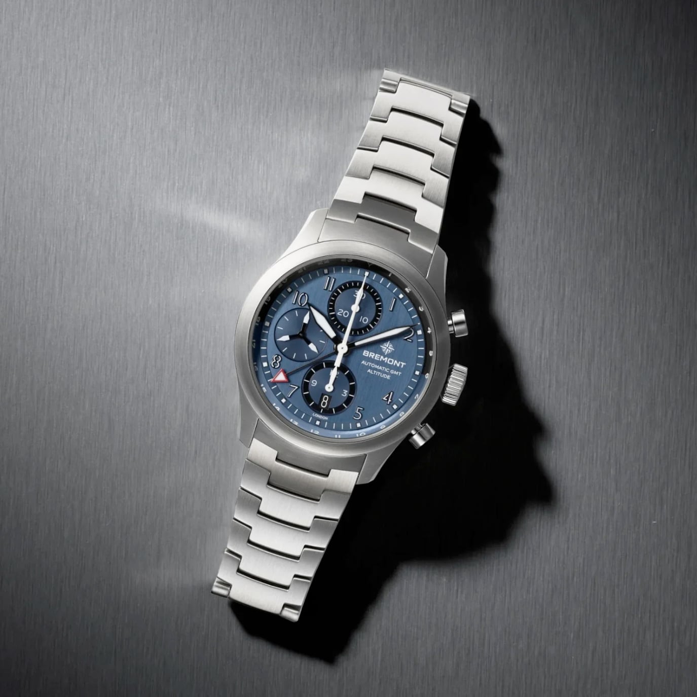 Bremont Altitude 42mm Chronograph GMT Blue Dial On Bracelet