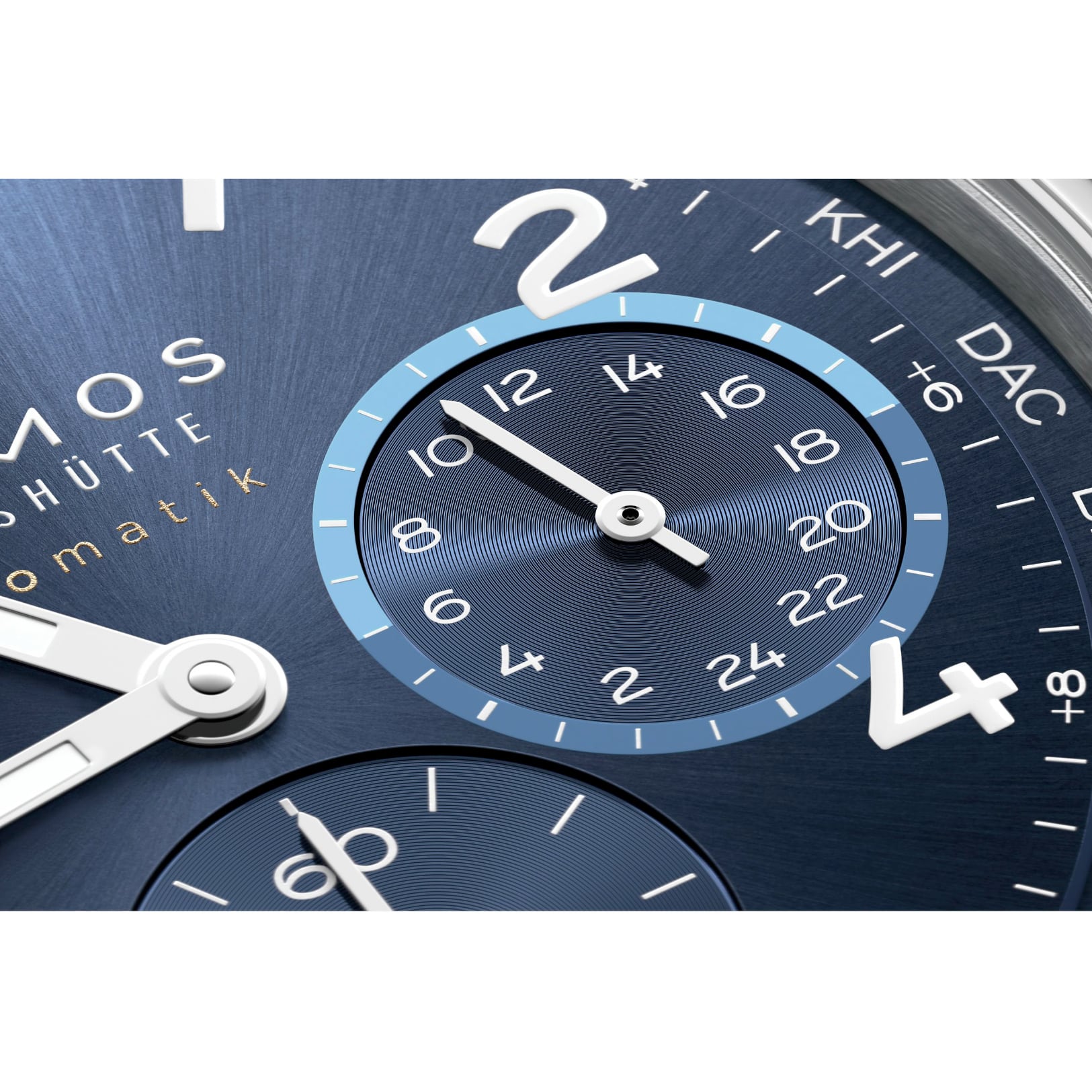 Nomos Glashütte Club Sport Neomatik Worldtimer Blue