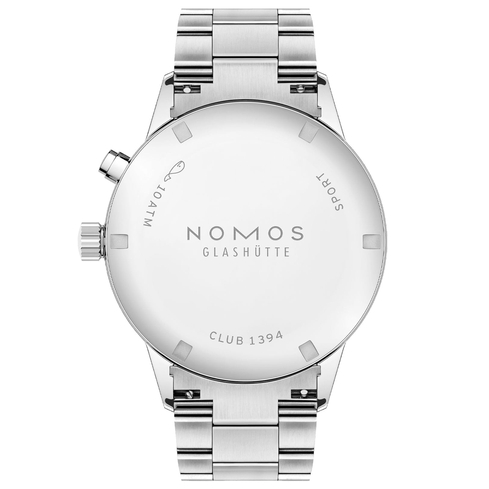 NOMOS Glashütte Club Sport Neomatik Worldtimer Silver