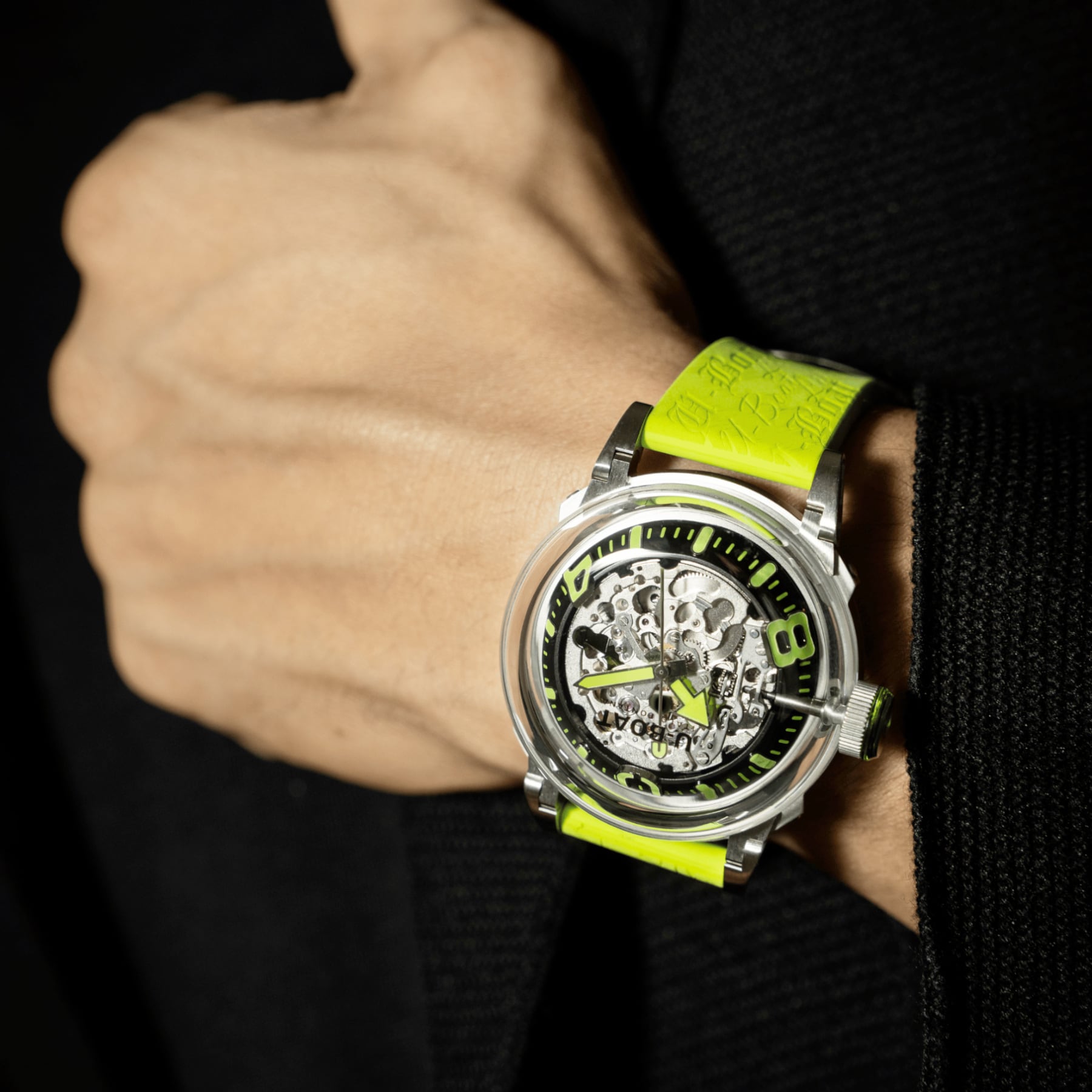 U-Boat U-65 Automatic 44mm SS Green 3344