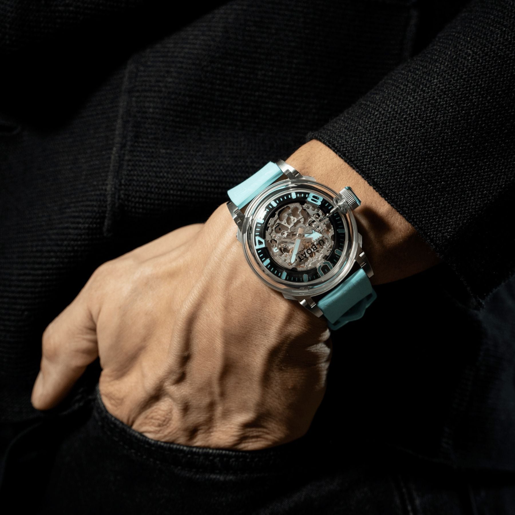 U-Boat U-65 Automatic 44mm SS Turquoise 3345