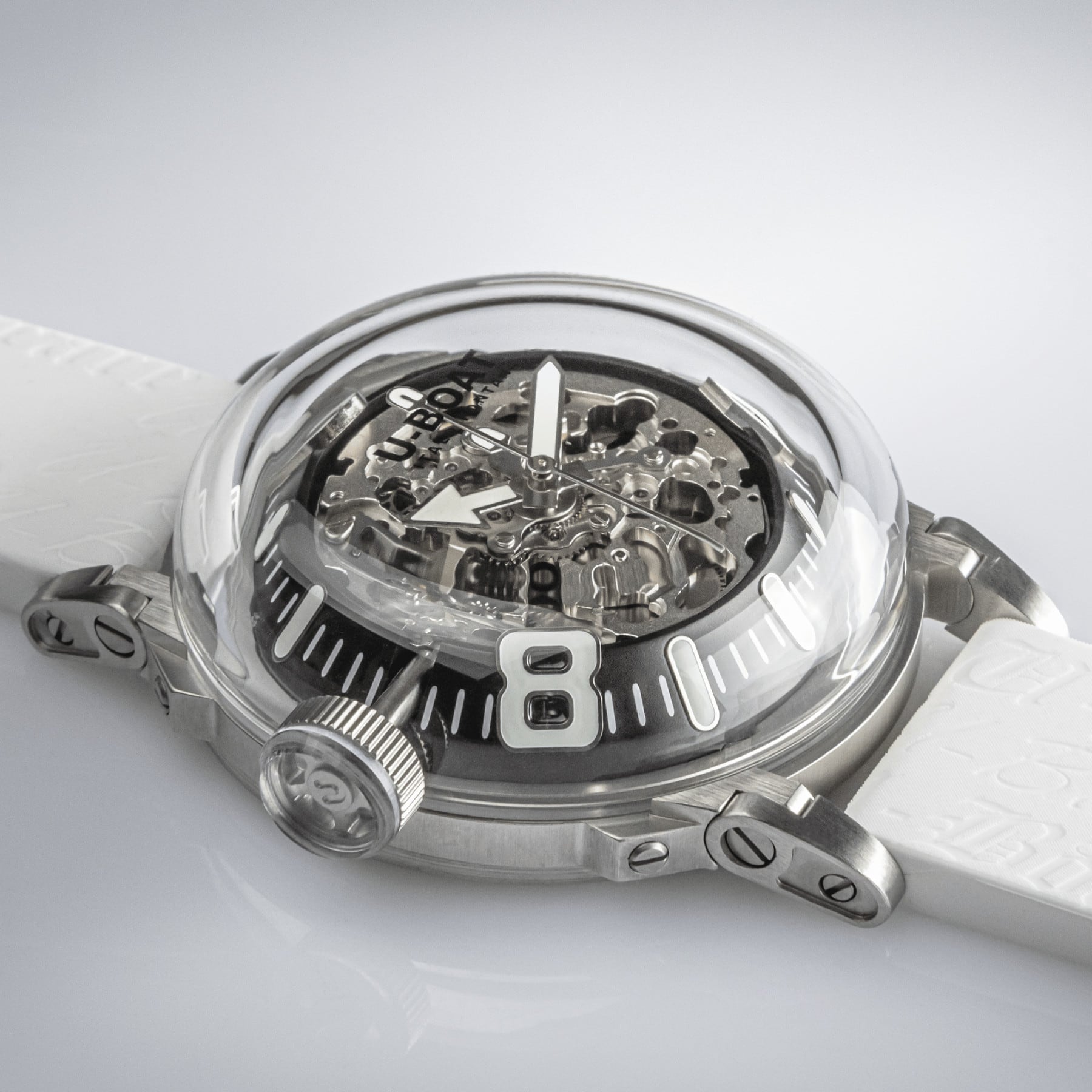 U-Boat U-65 Automatic 44mm SS White 3346