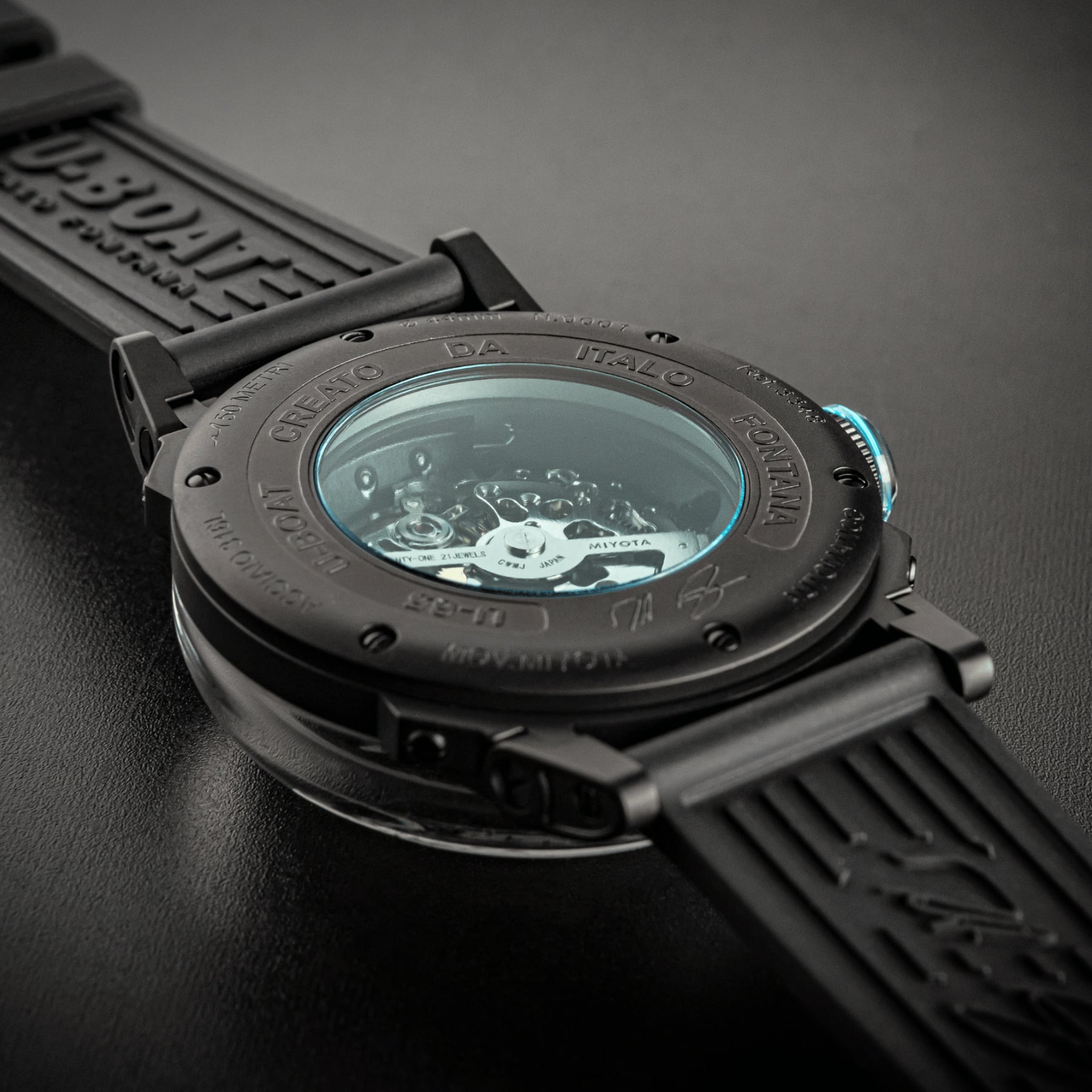 U-Boat U-65 Automatic 44mm PVD Turquoise 3348 - Exquisite Timepieces