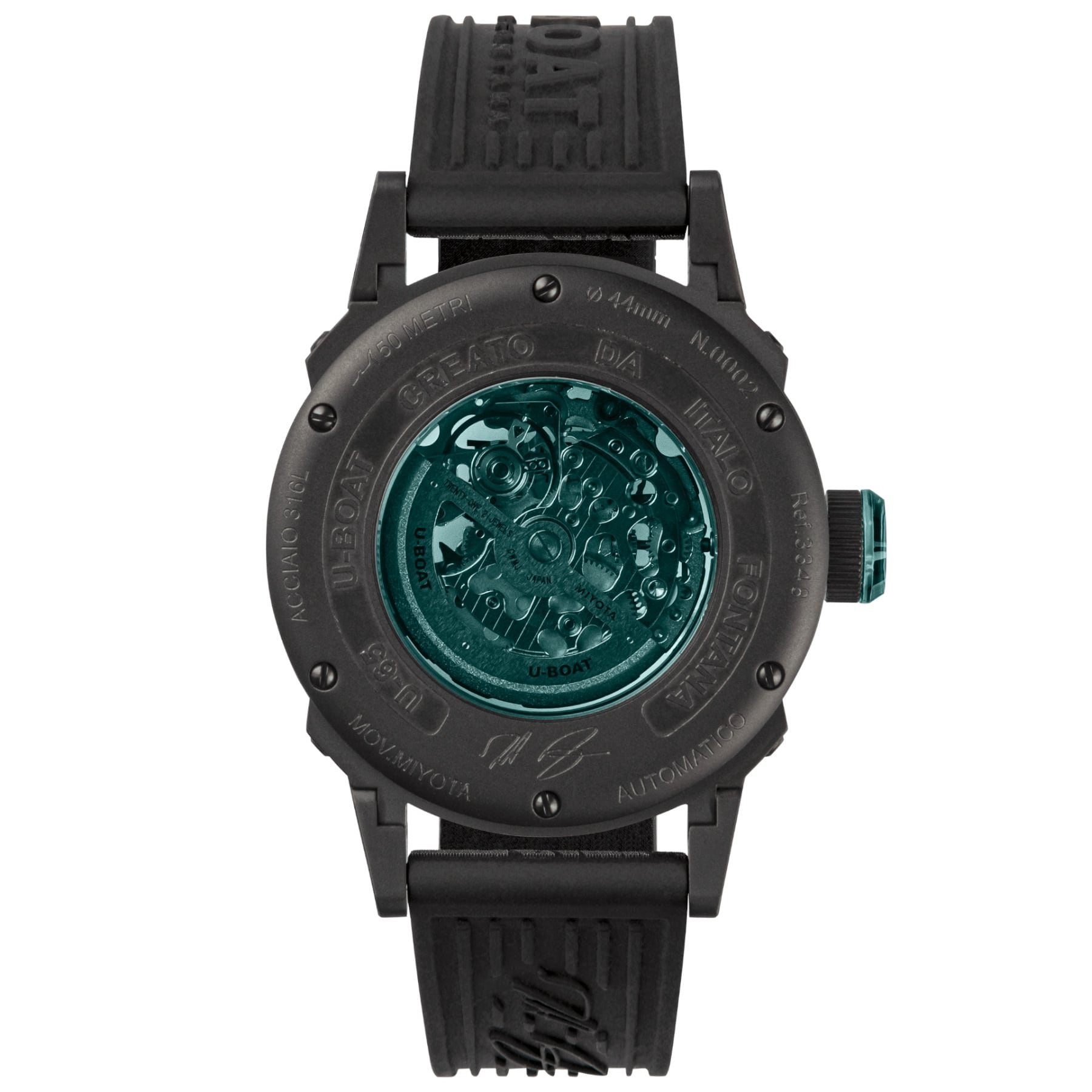 U-Boat U-65 Automatic 44mm PVD Turquoise 3348