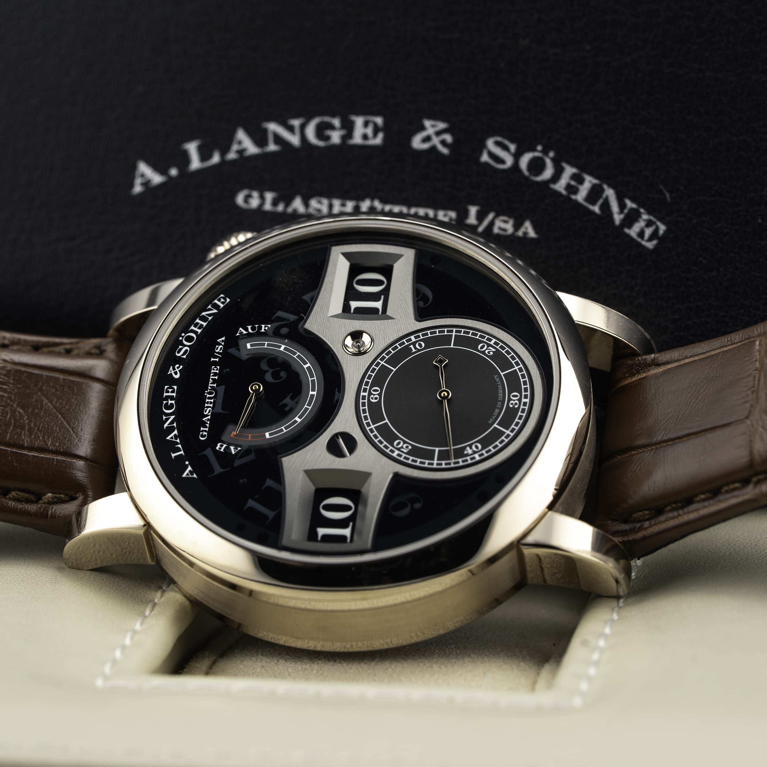 A. Lange & Söhne Zeitwerk Honeygold