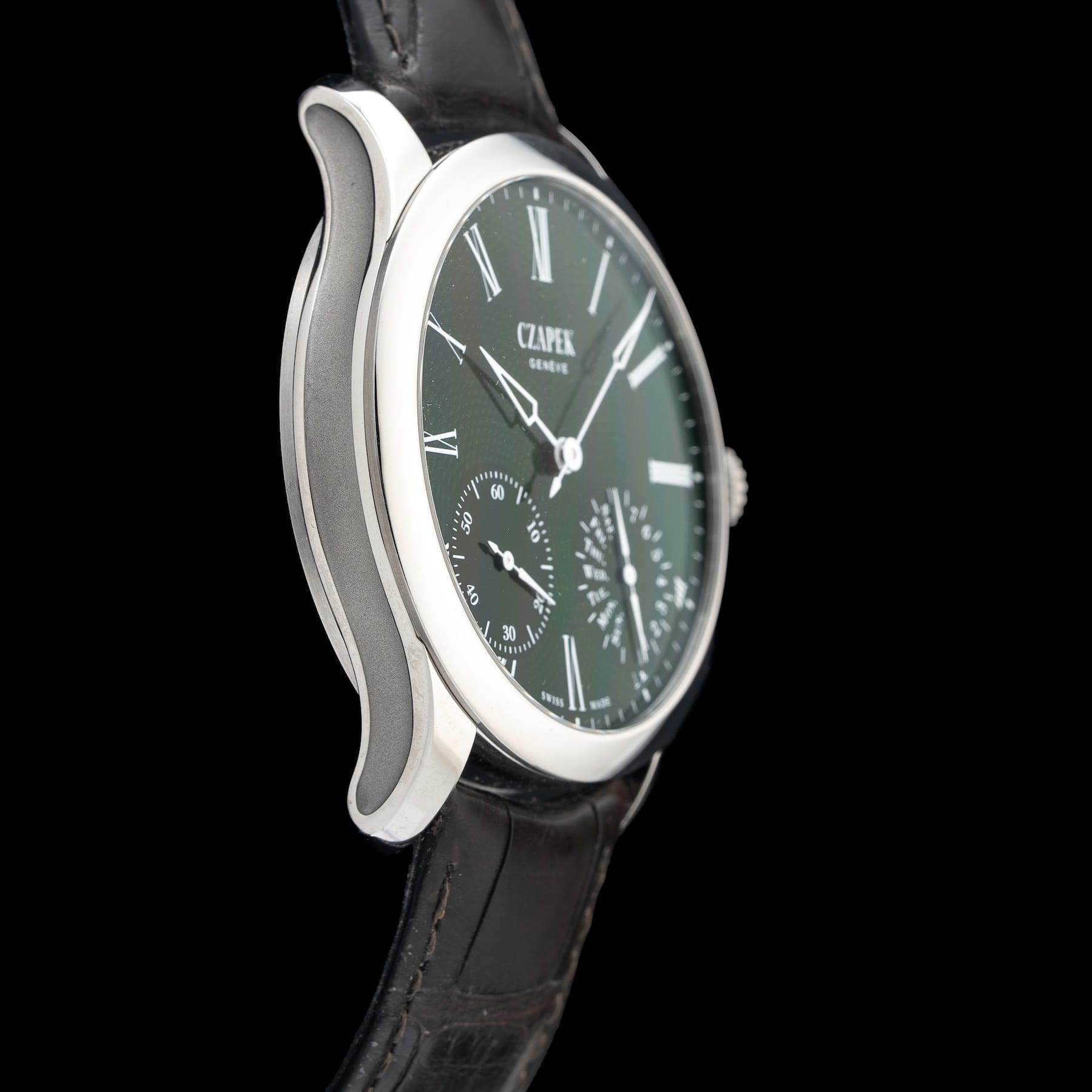 Czapek Quai Des Bergues Emerald Green L