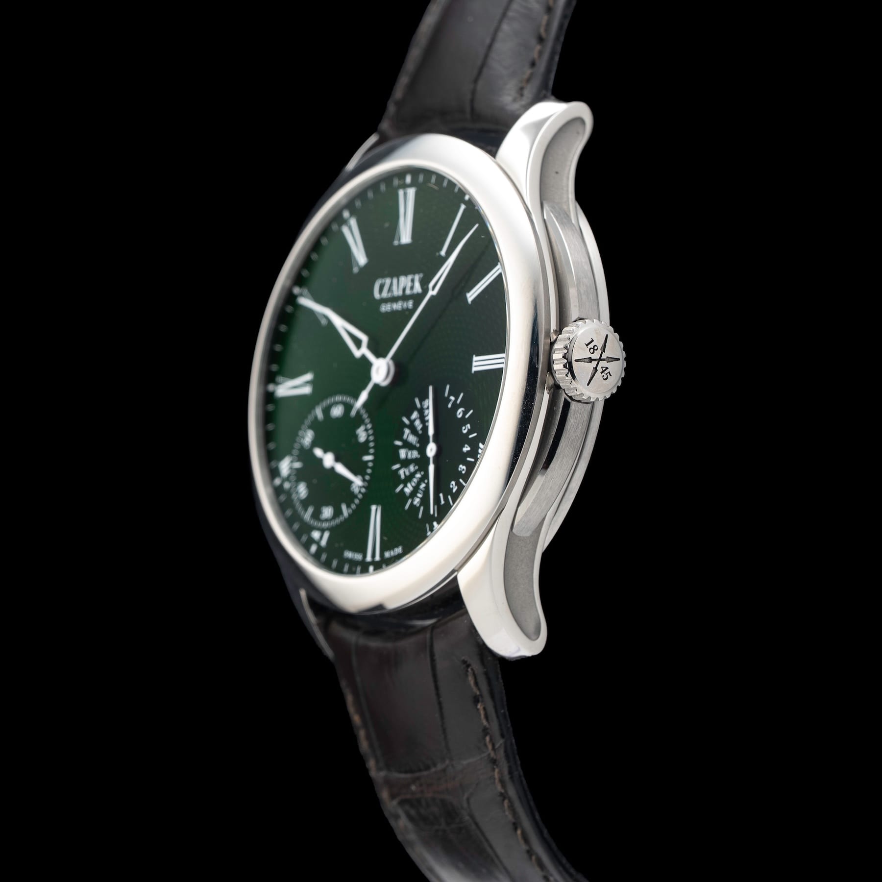 Czapek Quai Des Bergues Emerald Green L