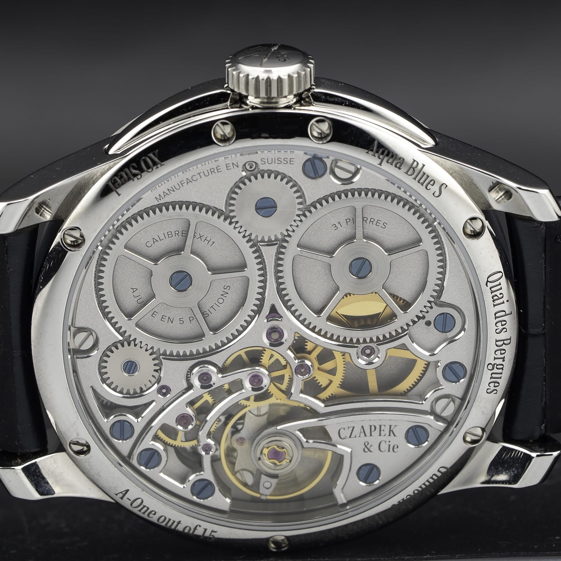 Czapek 1031 Quai Des Bergues Sapphire Blue S 38.5mm