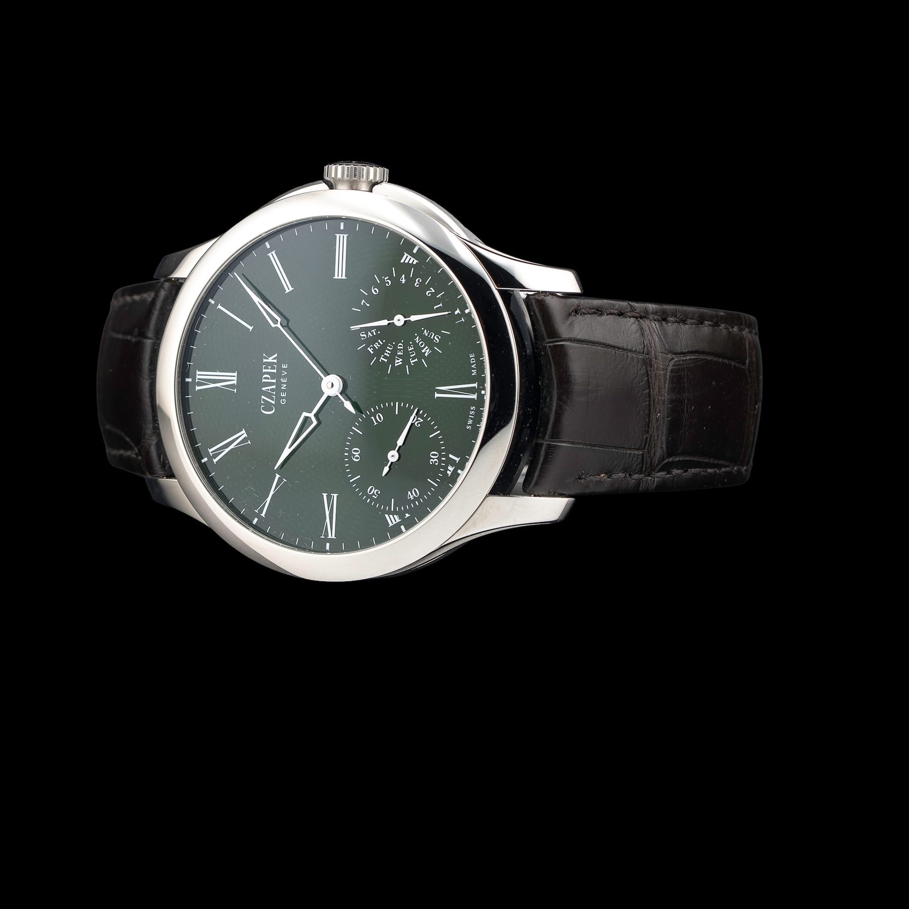 Czapek Quai Des Bergues Emerald Green L