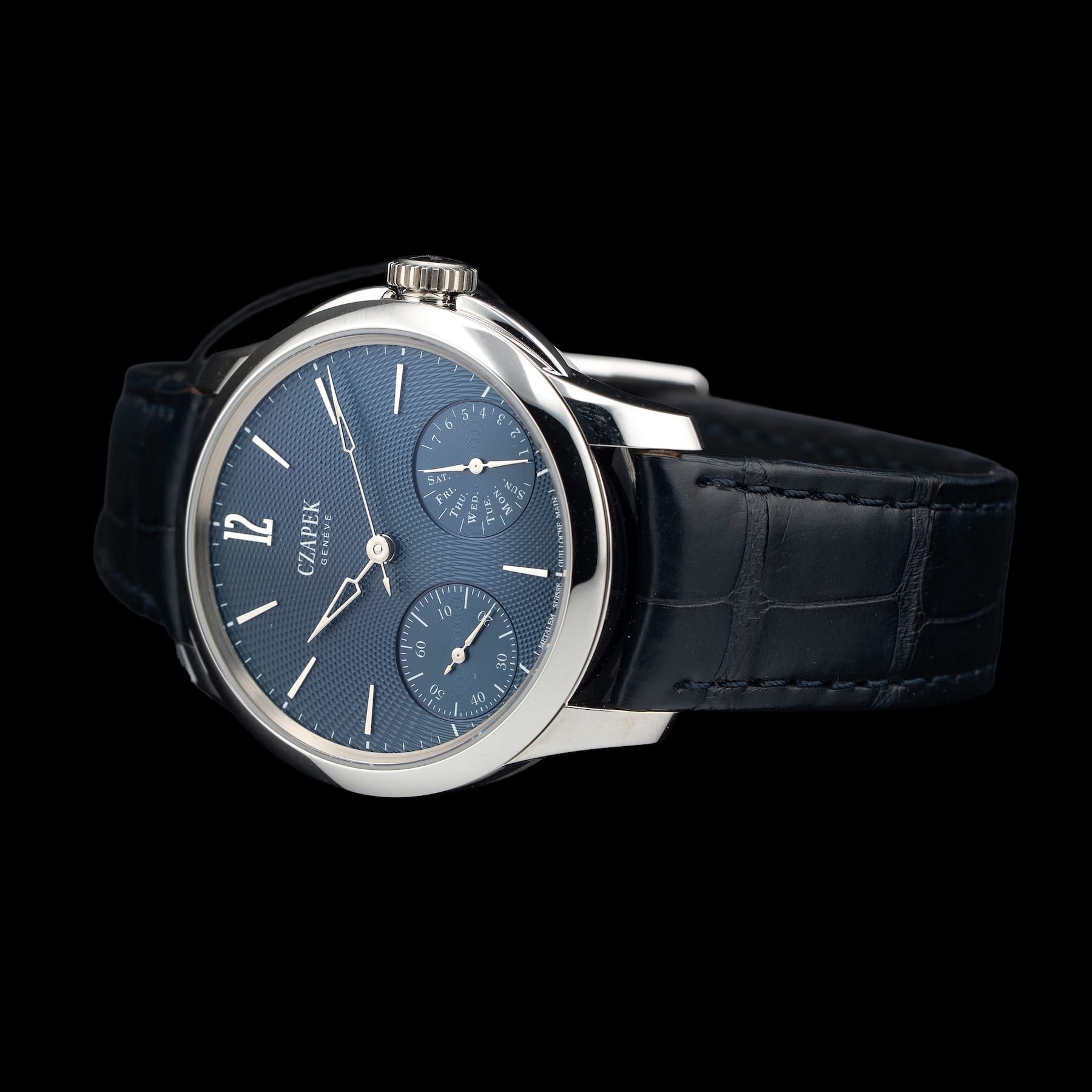 Czapek Quai Des Bergues Aqua Blue S
