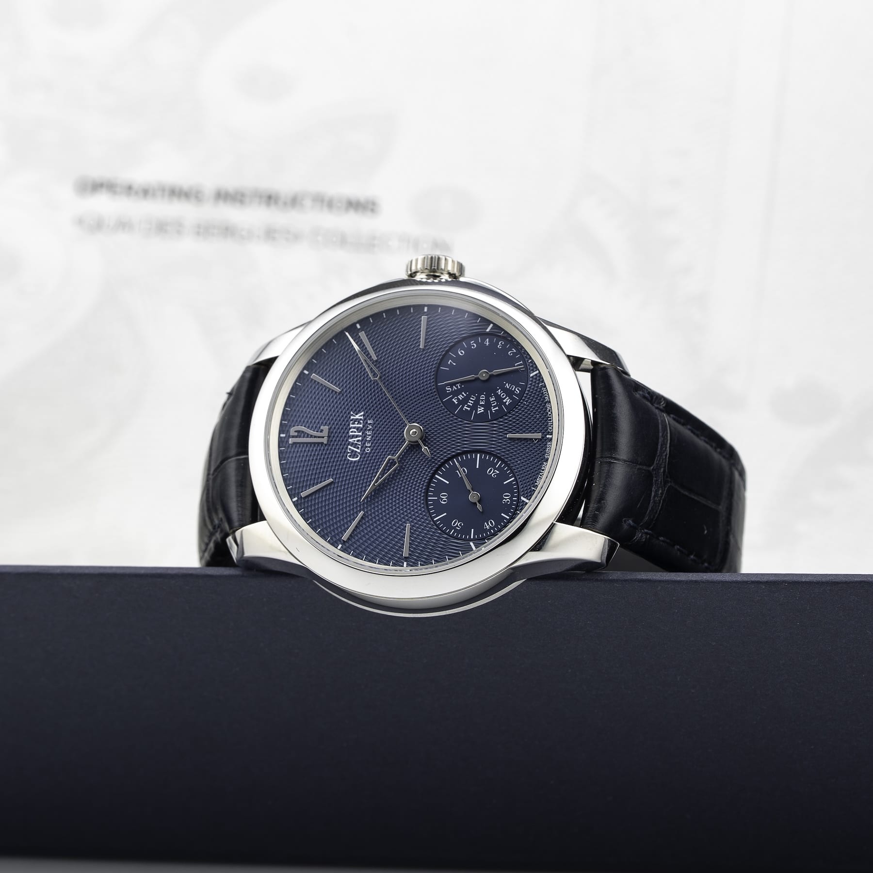 Czapek 1031 Quai Des Bergues Sapphire Blue S 38.5mm