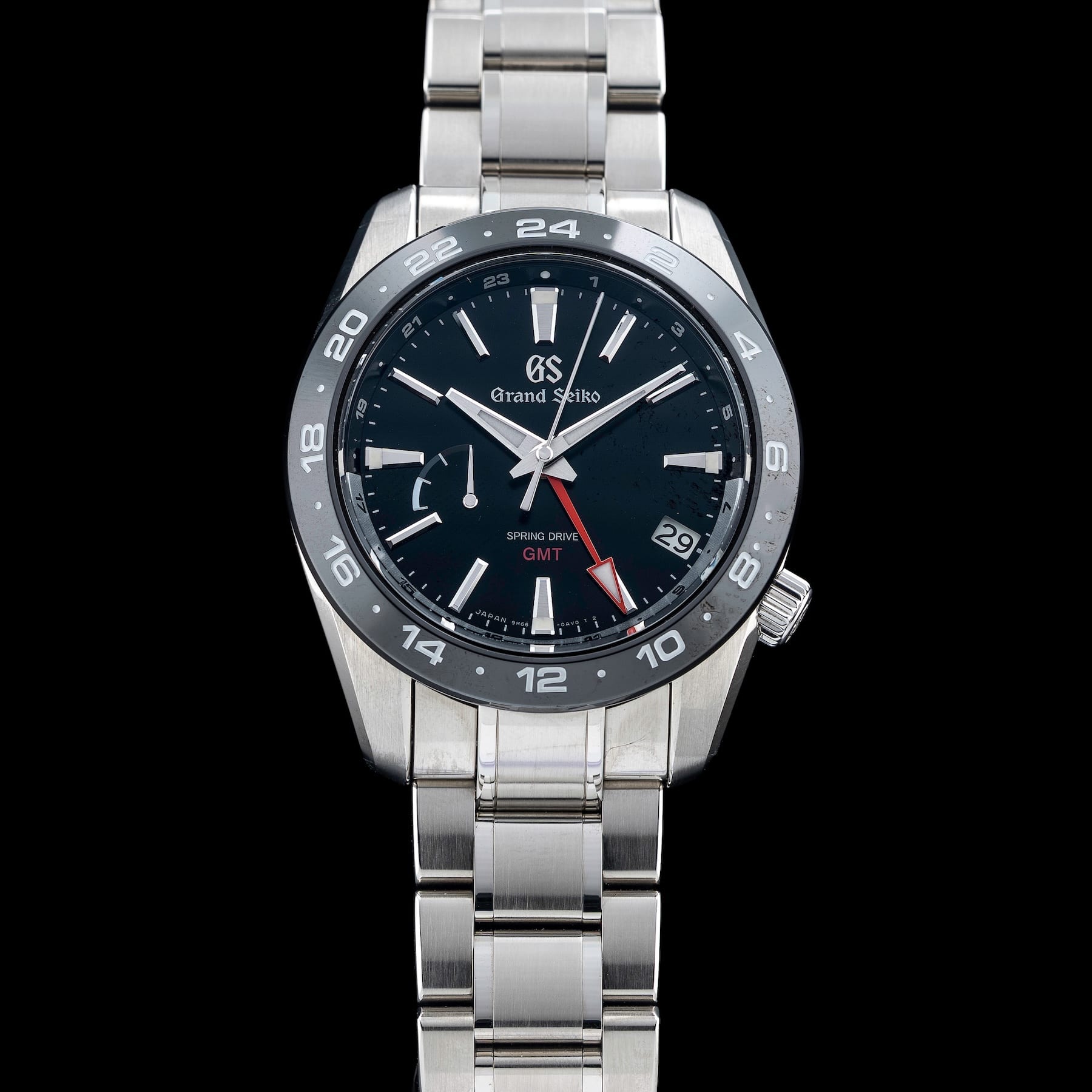 Grand Seiko SBGE253 Sport GMT Spring Drive Black Dial